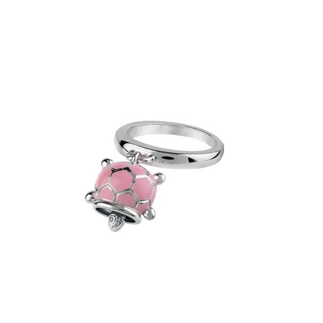 Campanella turtle ring in silver - CHANTECLER