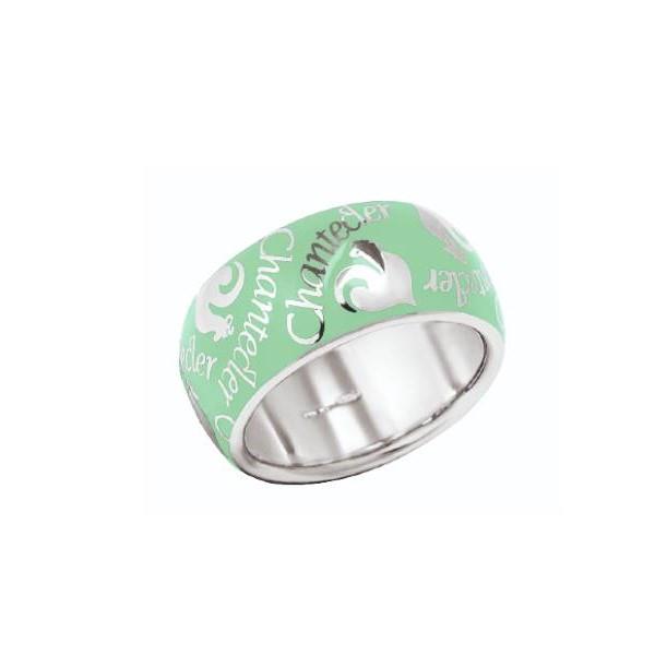 Et Voilà ring in green silver - CHANTECLER