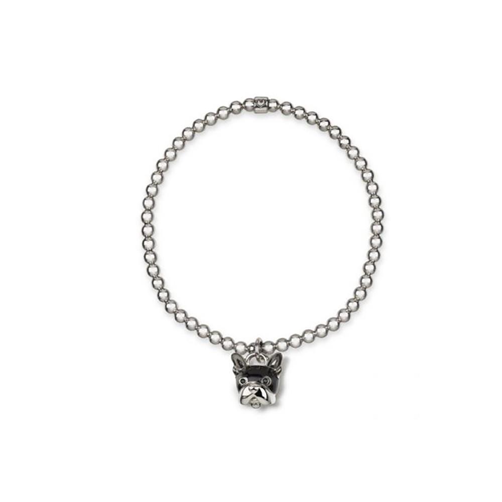 Silver dog pendant bracelet - CHANTECLER