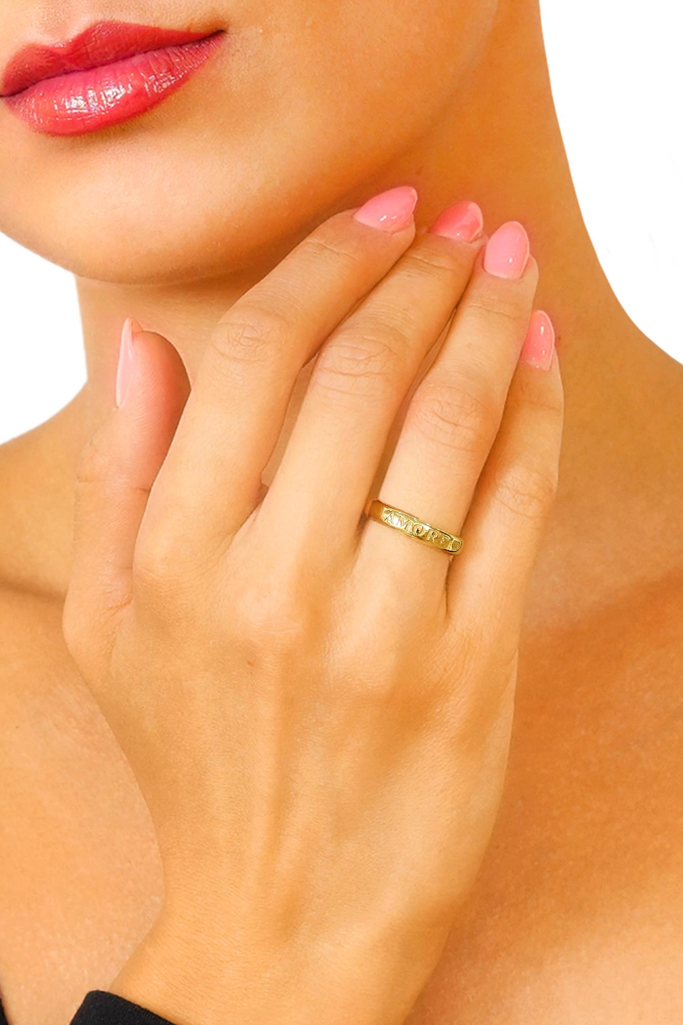 Anillo Promesa de Amor en oro rojo - PASQUALE BRUNI