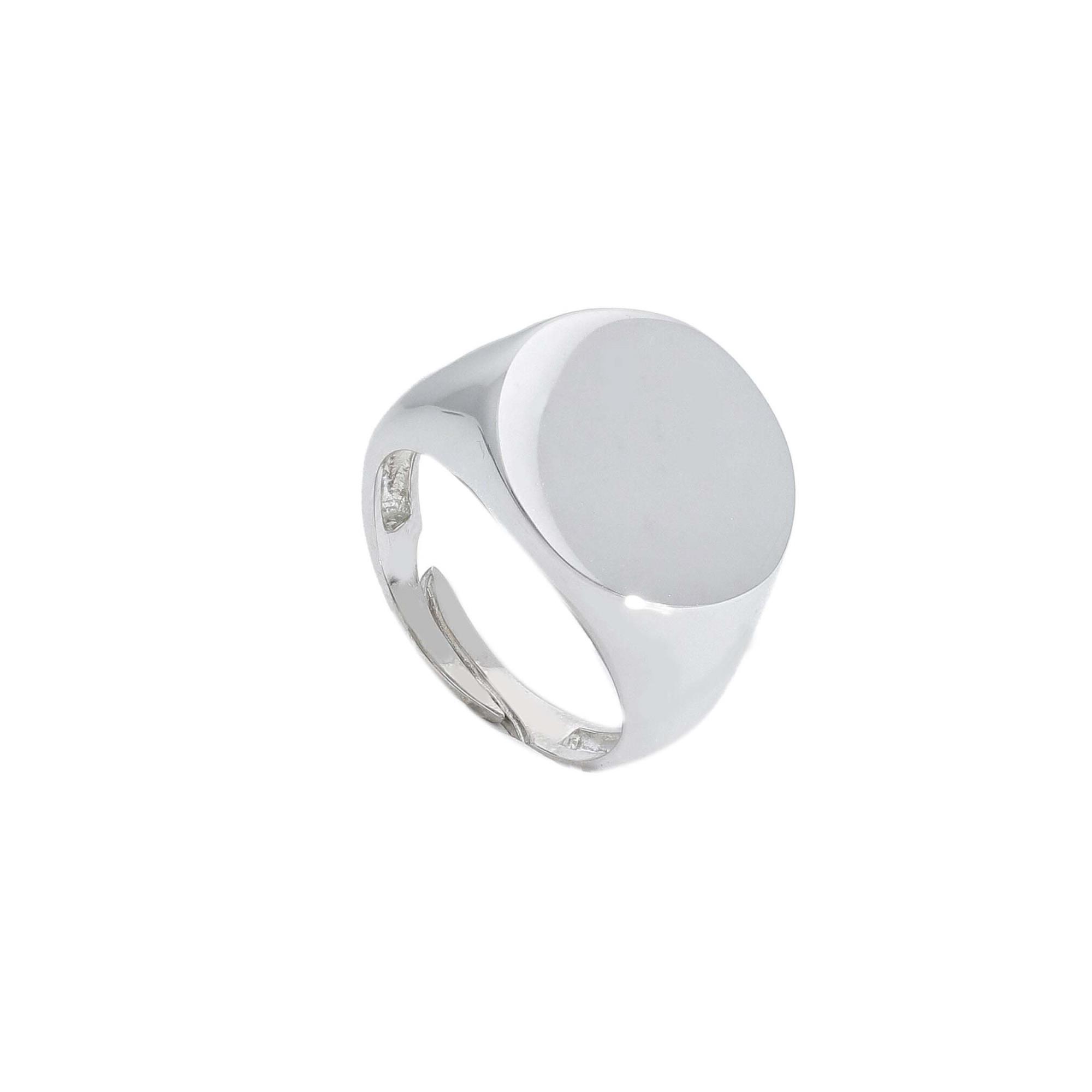 Silver chevalier ring - ORO&CO 925