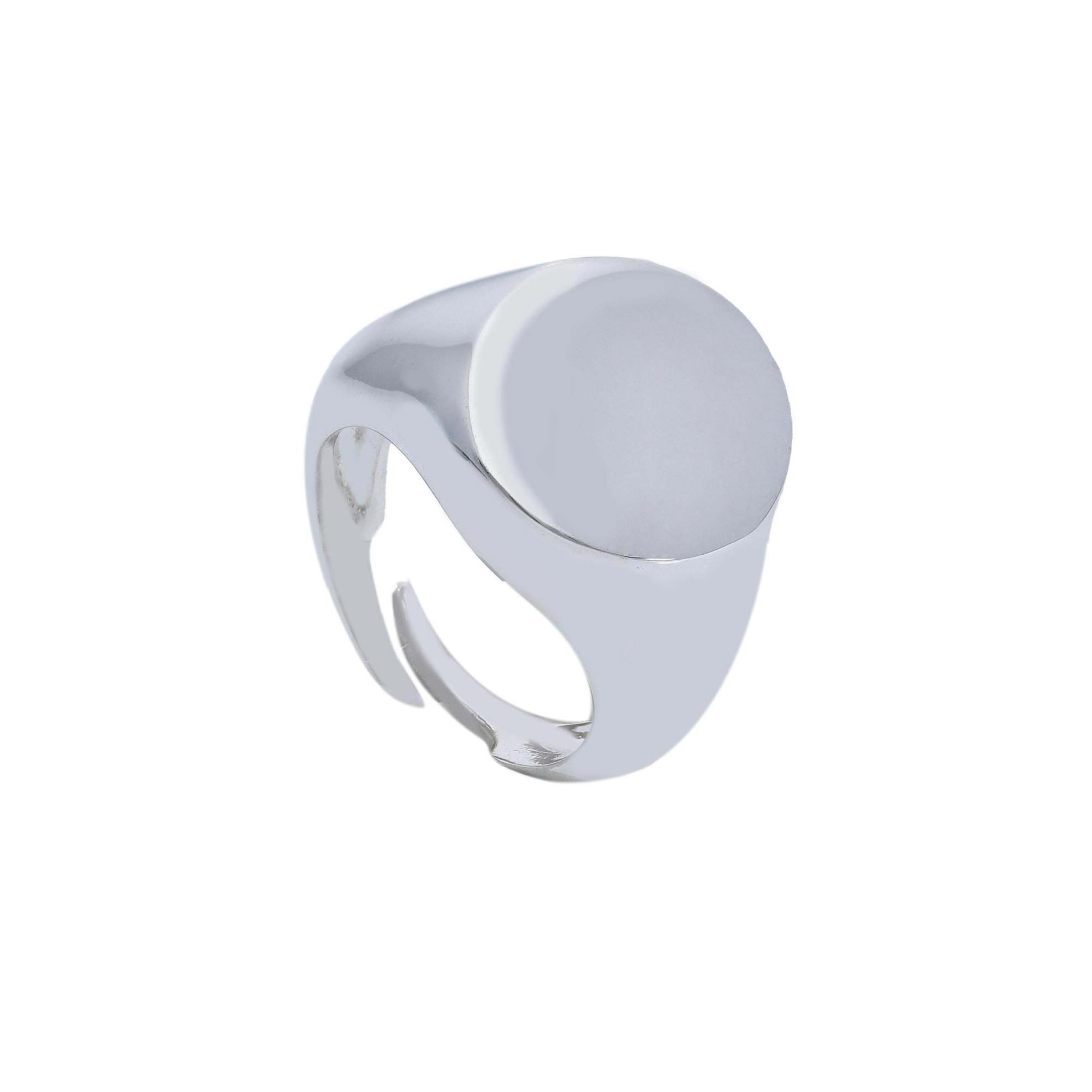 Silver chevalier ring - ORO&CO 925