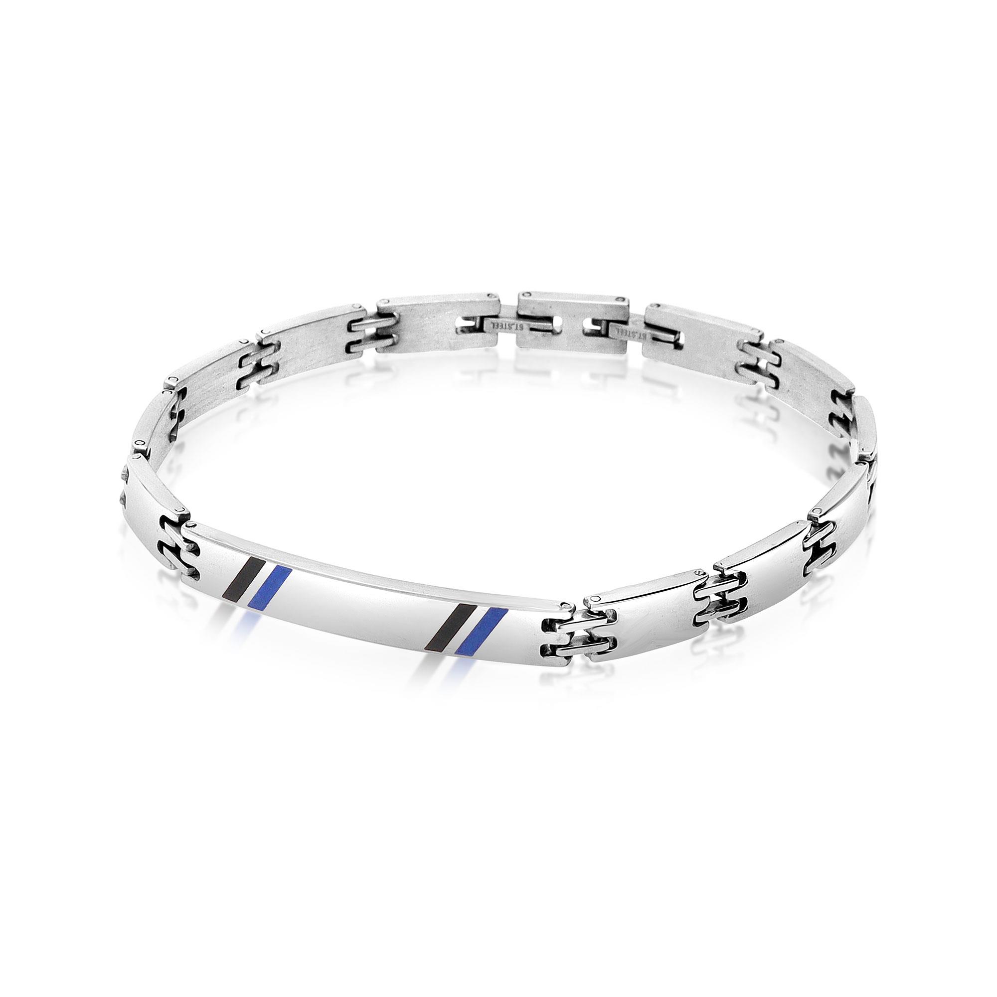 Brazalete escudo de acero de Inter - LUXURY MILANO