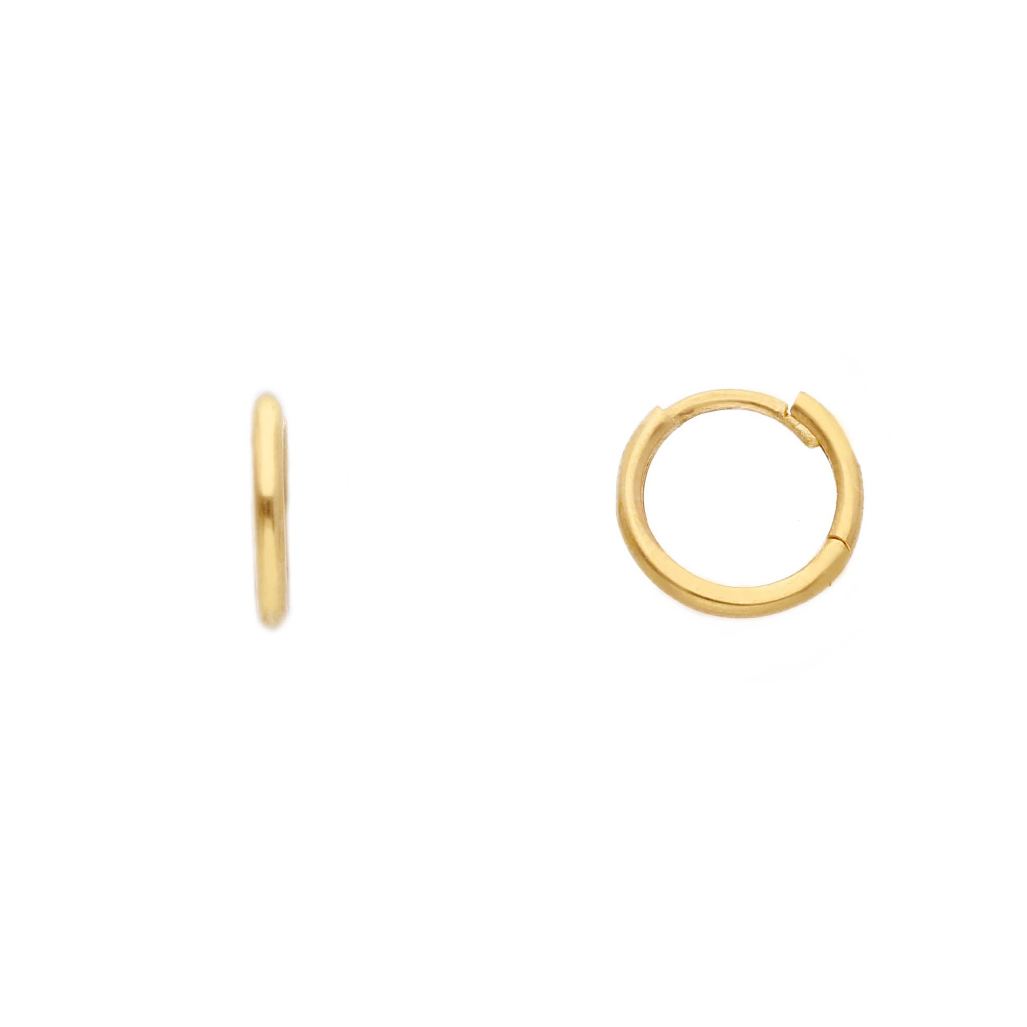 Yellow gold earrings - ORO&CO