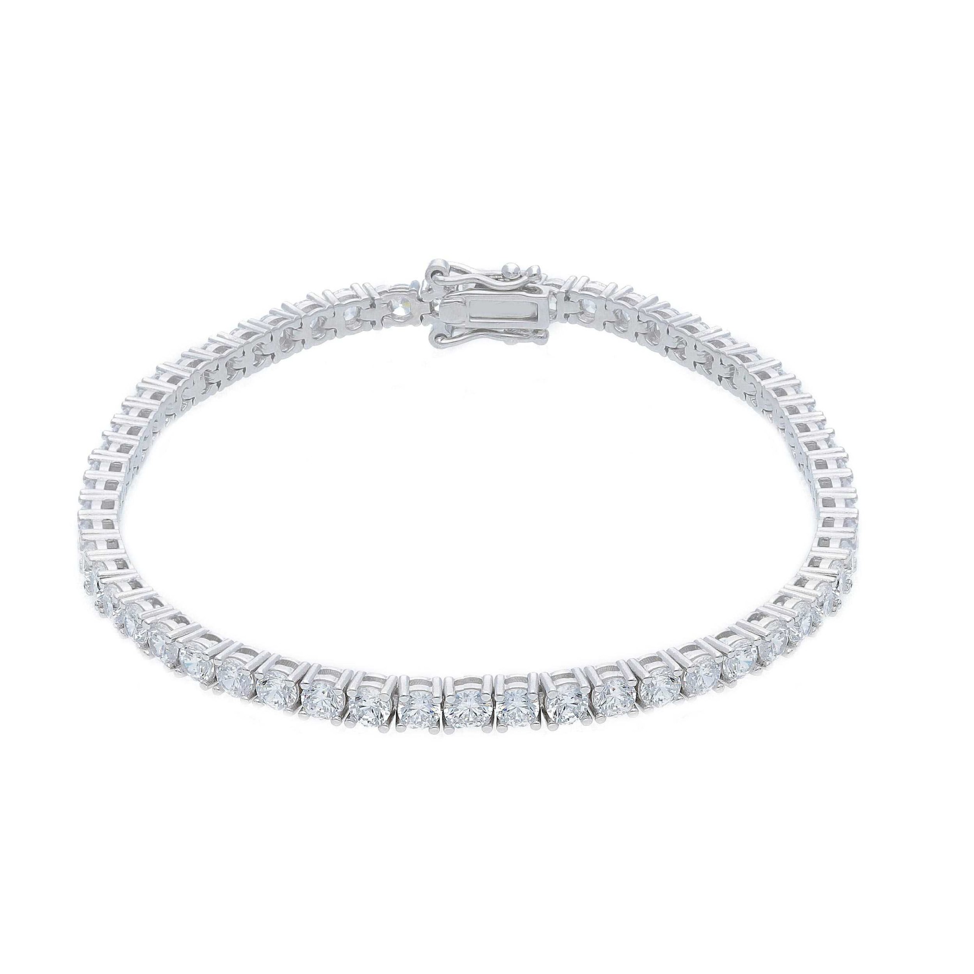 Bracciale tennis in argento 925 zirconi bianchi 17 cm ORO&CO 925 - ORO&CO 925