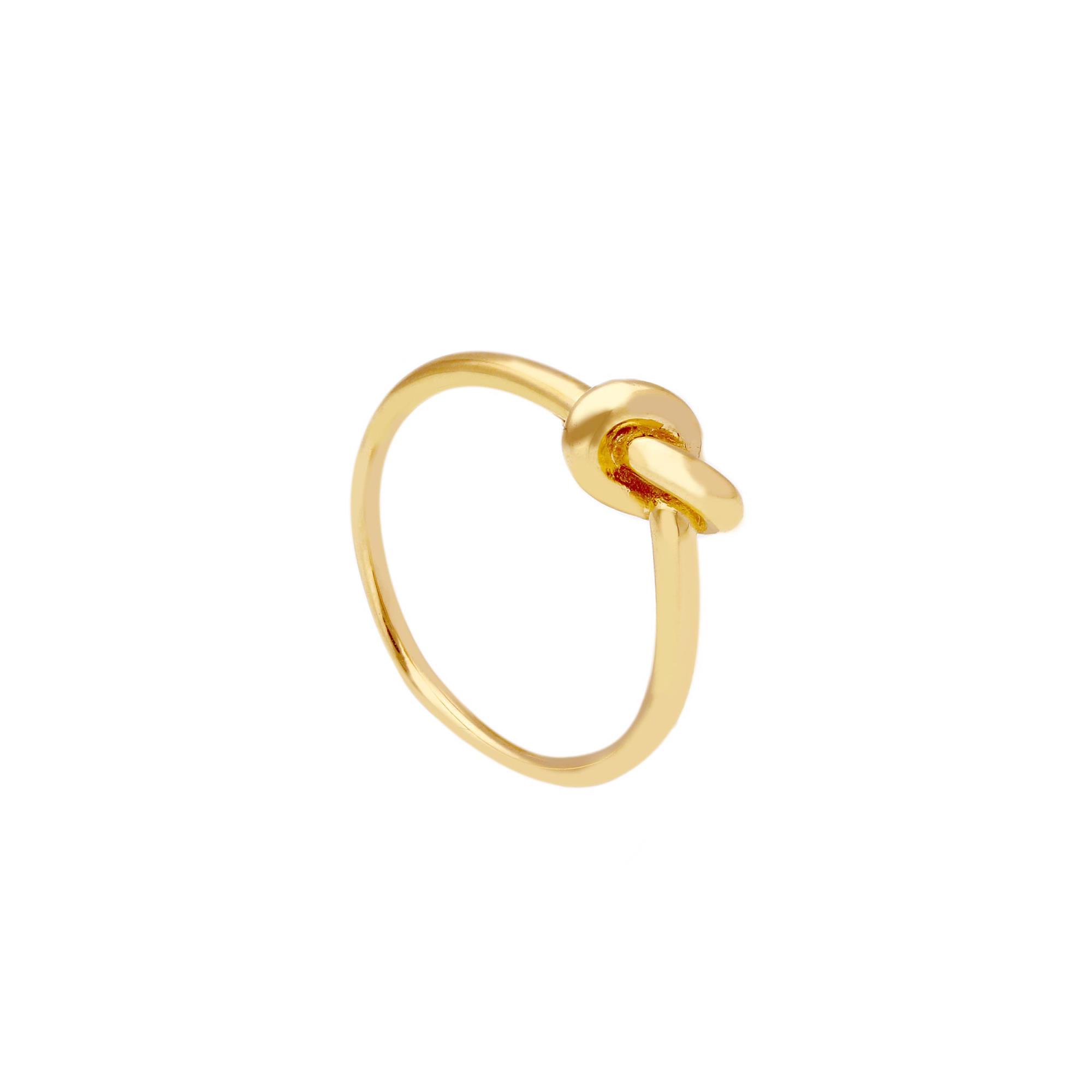 Anello design nodo in oro giallo - ORO&CO