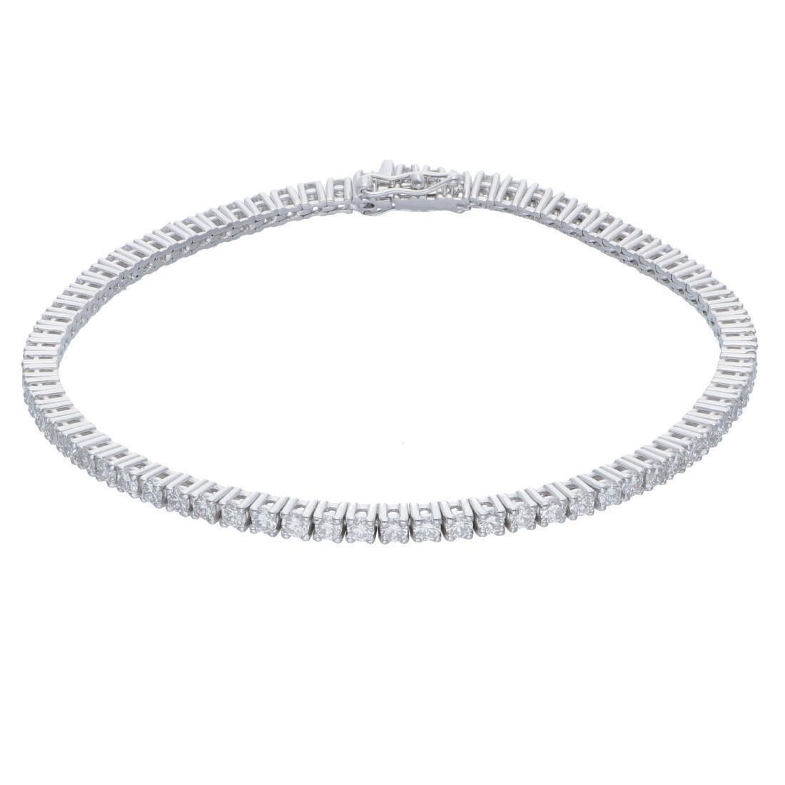 Bracciale tennis in oro e diamanti ct. 0,82 - ALFIERI & ST. JOHN