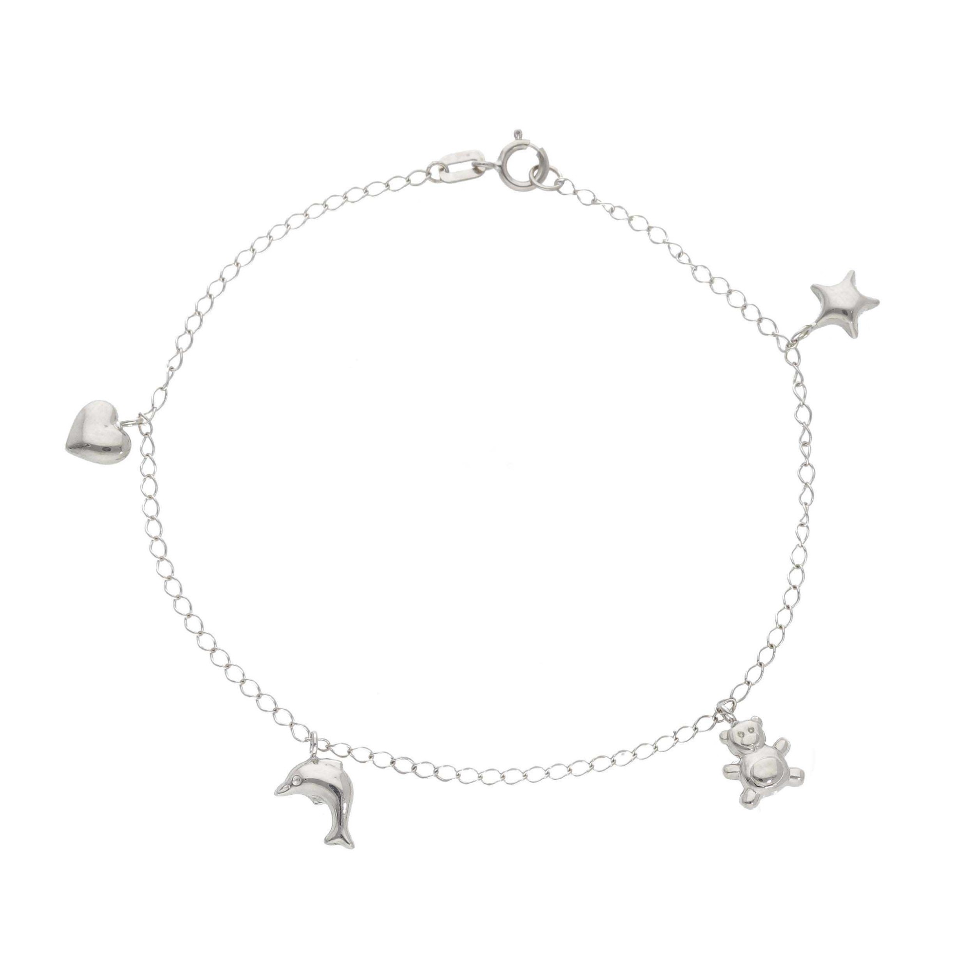 Bracciale bimbo in oro bianco - ORO&CO