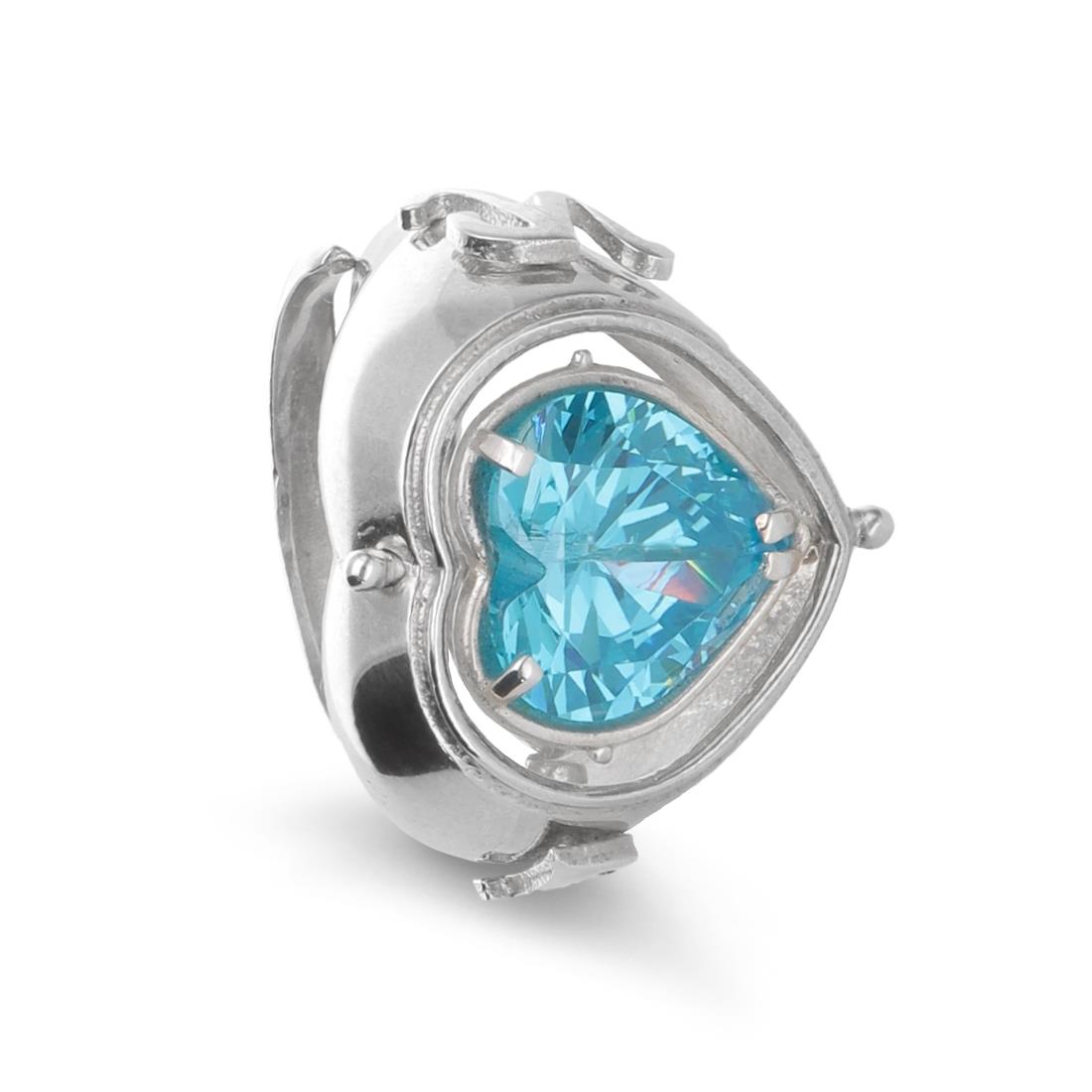 Blue zircon design ring - MARIO SPOSATO