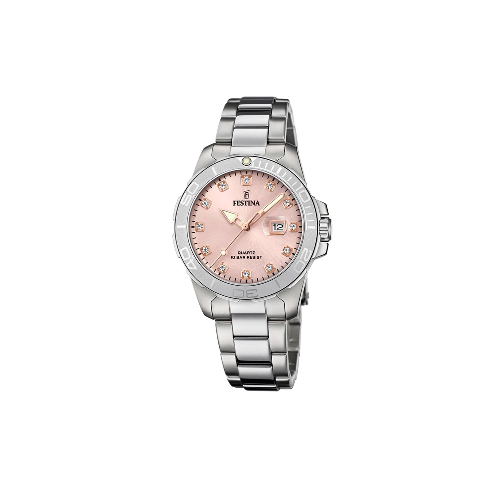 Boyfriend watch for women, 34.5 mm case - FESTINA