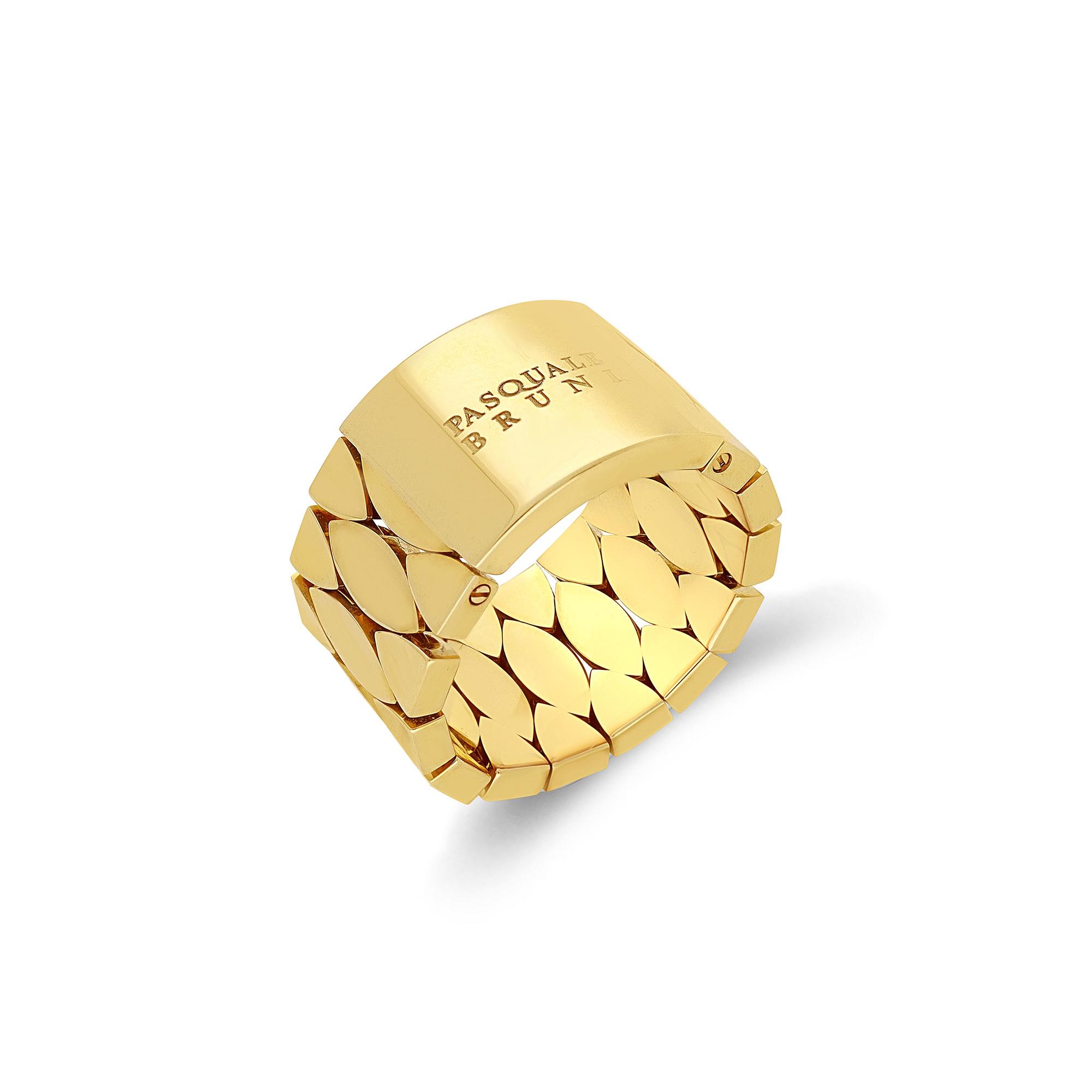 Pasquale Bruni fedone ring in gold - PASQUALE BRUNI