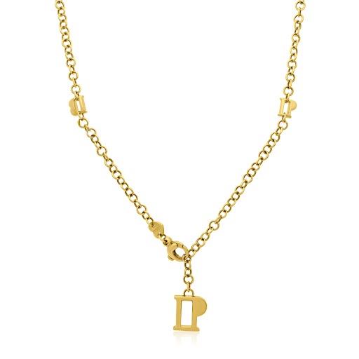 Amore necklace in yellow gold - PASQUALE BRUNI