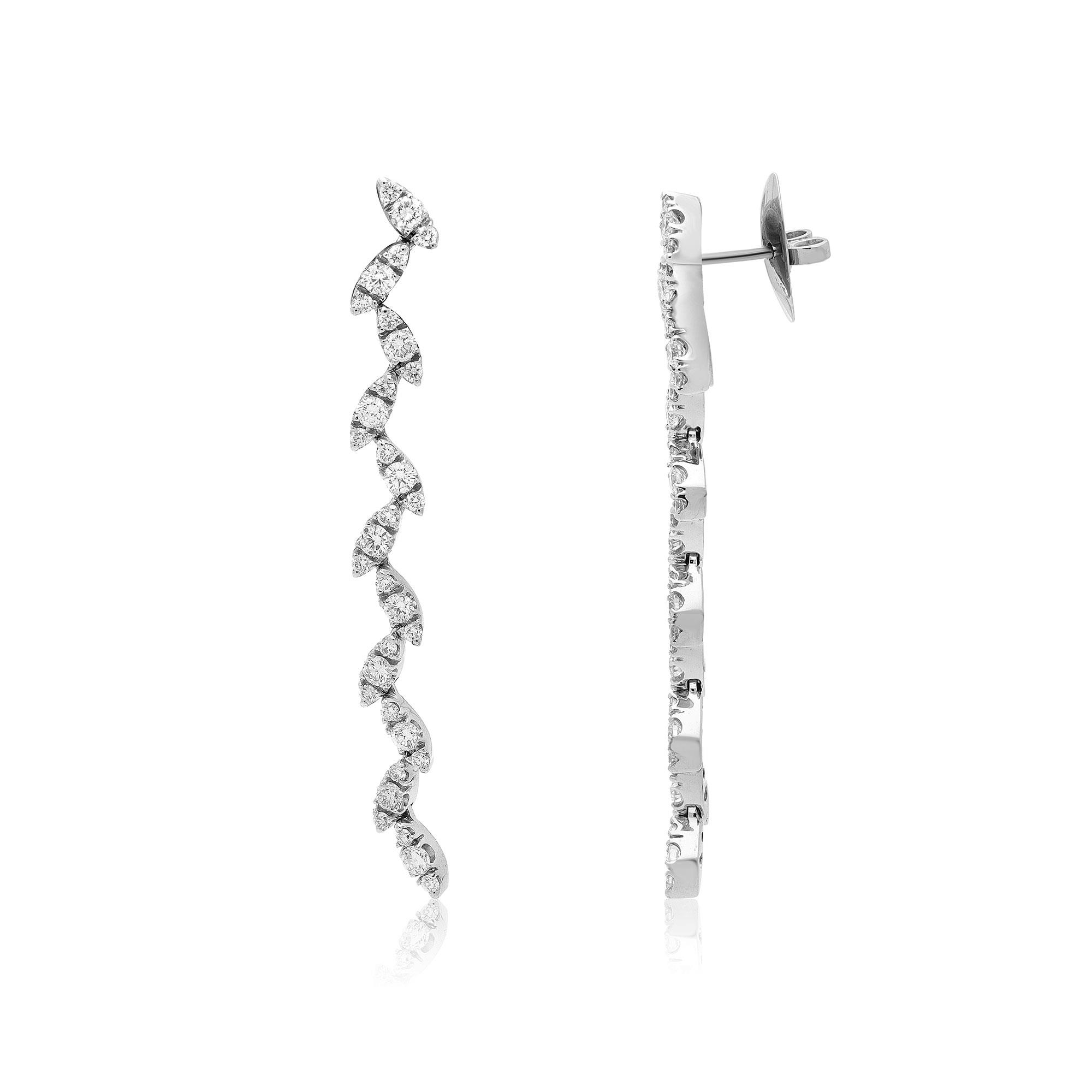 Pendientes colgantes con diamantes - PASQUALE BRUNI