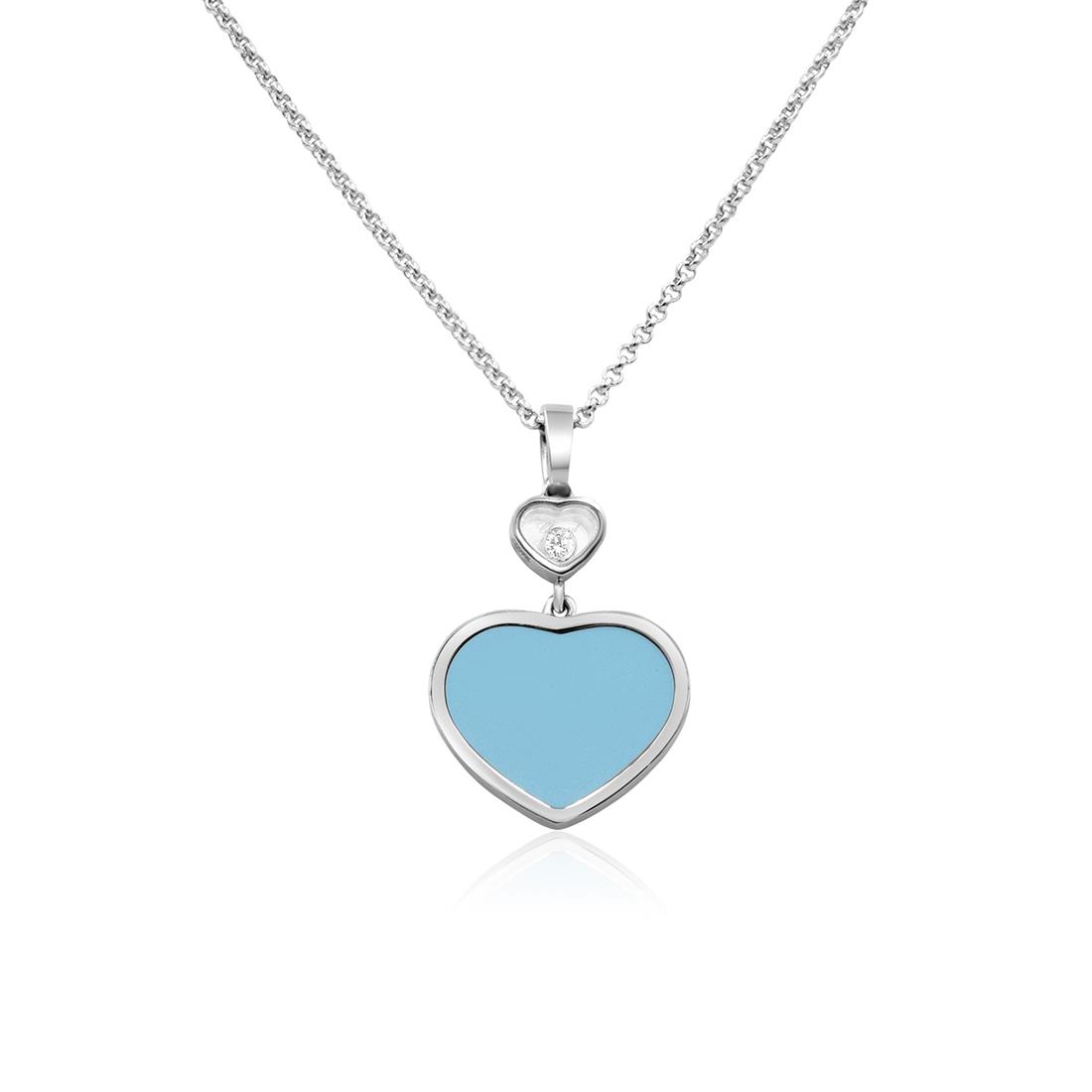 Collana Happy Hearts cuore Turchese - CHOPARD