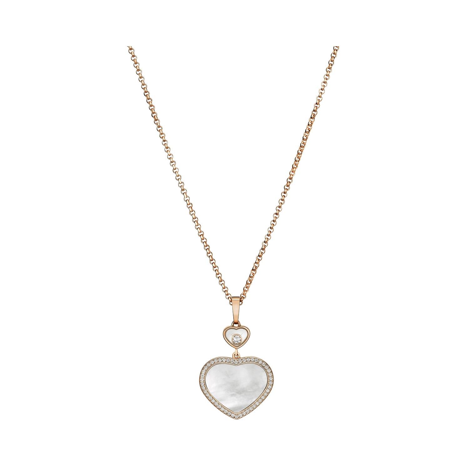 Collar Happy Hearts con corazón de nácar - CHOPARD