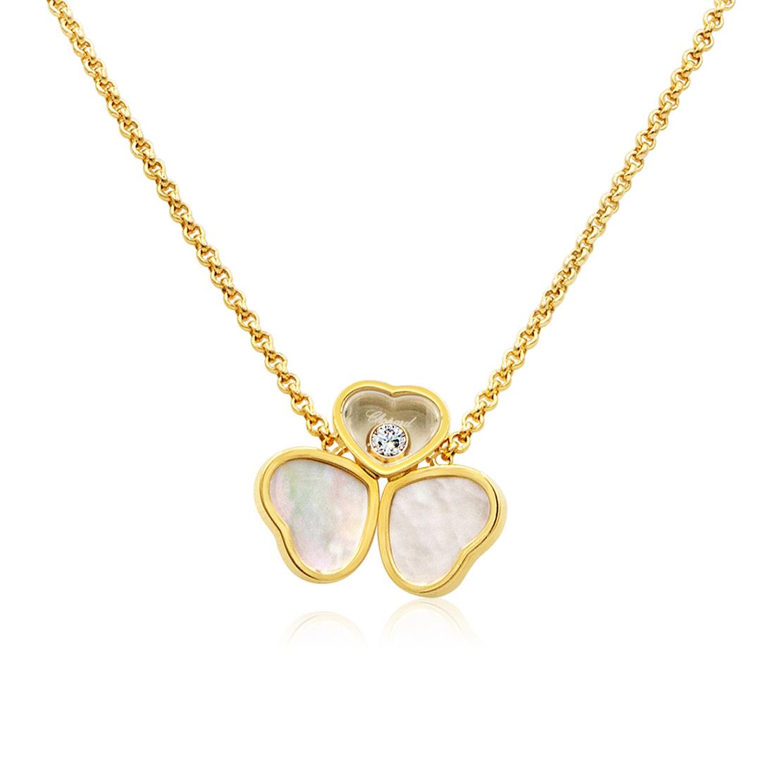 Collar Happy Hearts Wings con corazón de nácar - CHOPARD