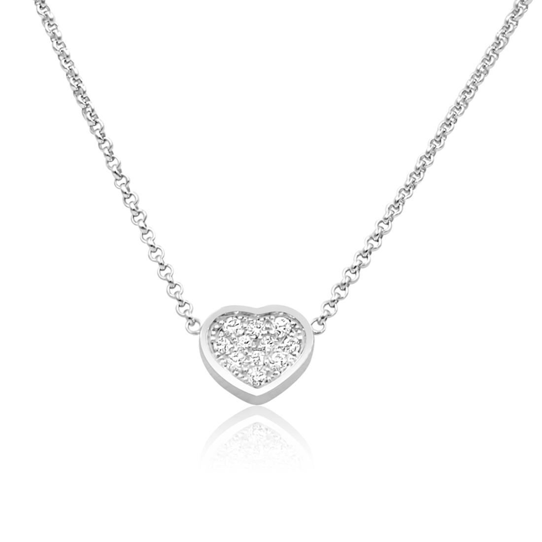 Collar My Happy Hearts con corazón y diamantes - CHOPARD