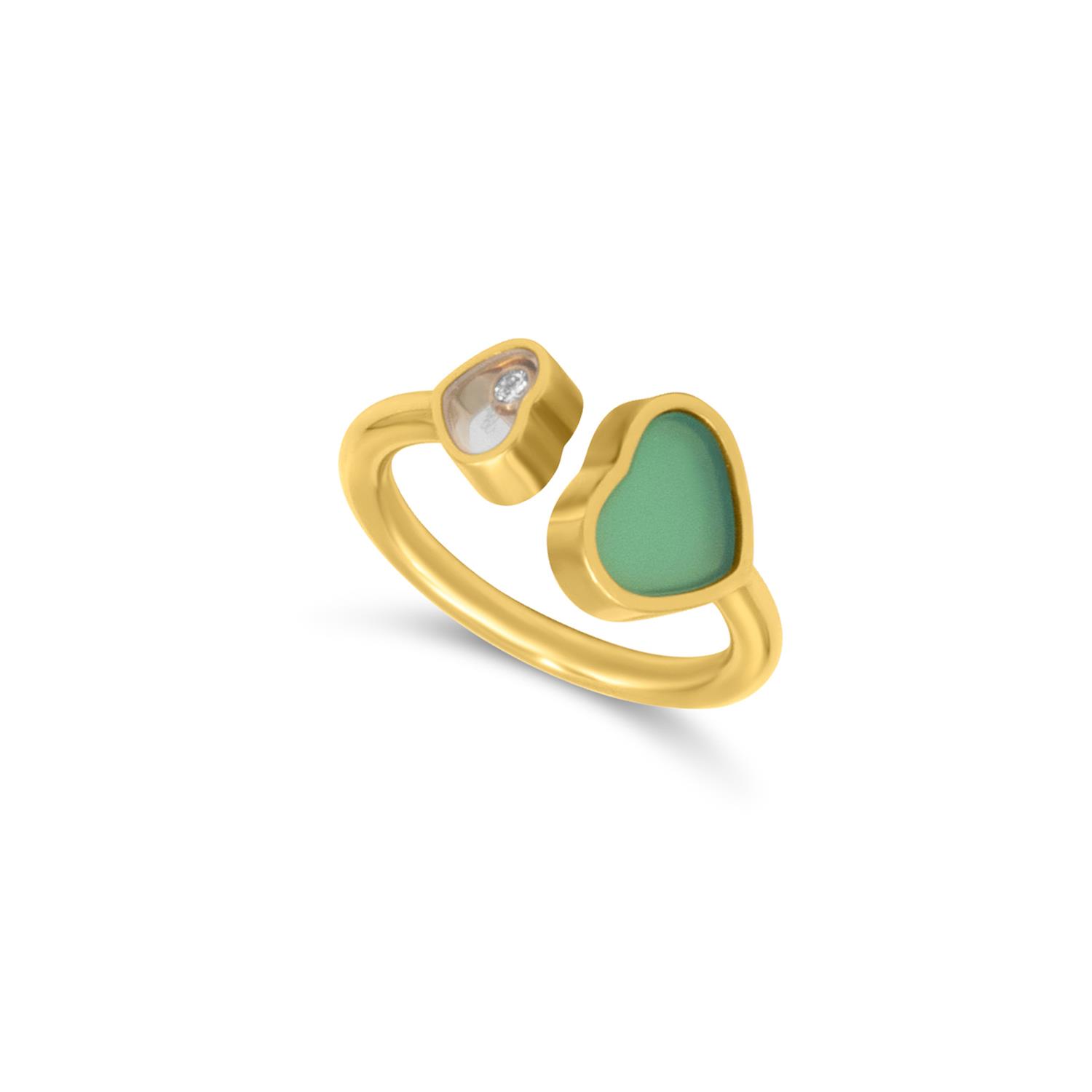 Chopard Happy Hearts Green Heart Ring - CHOPARD