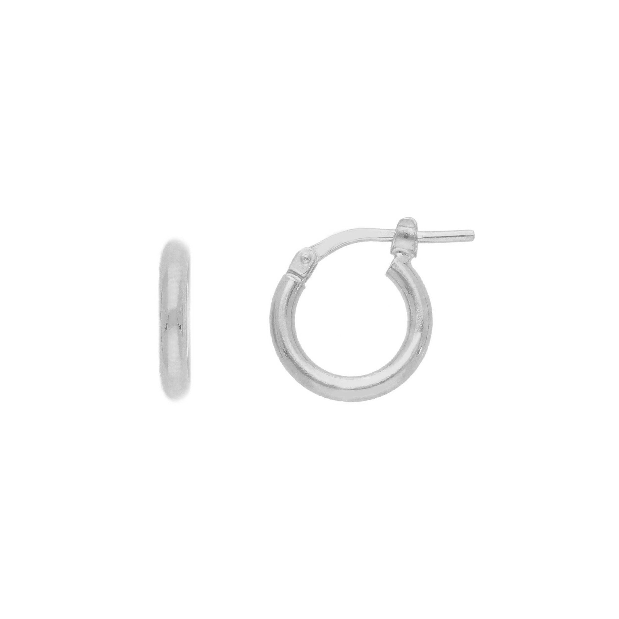Hoop earrings in 925 silver ORO&CO 925 8 mm - ORO&CO 925