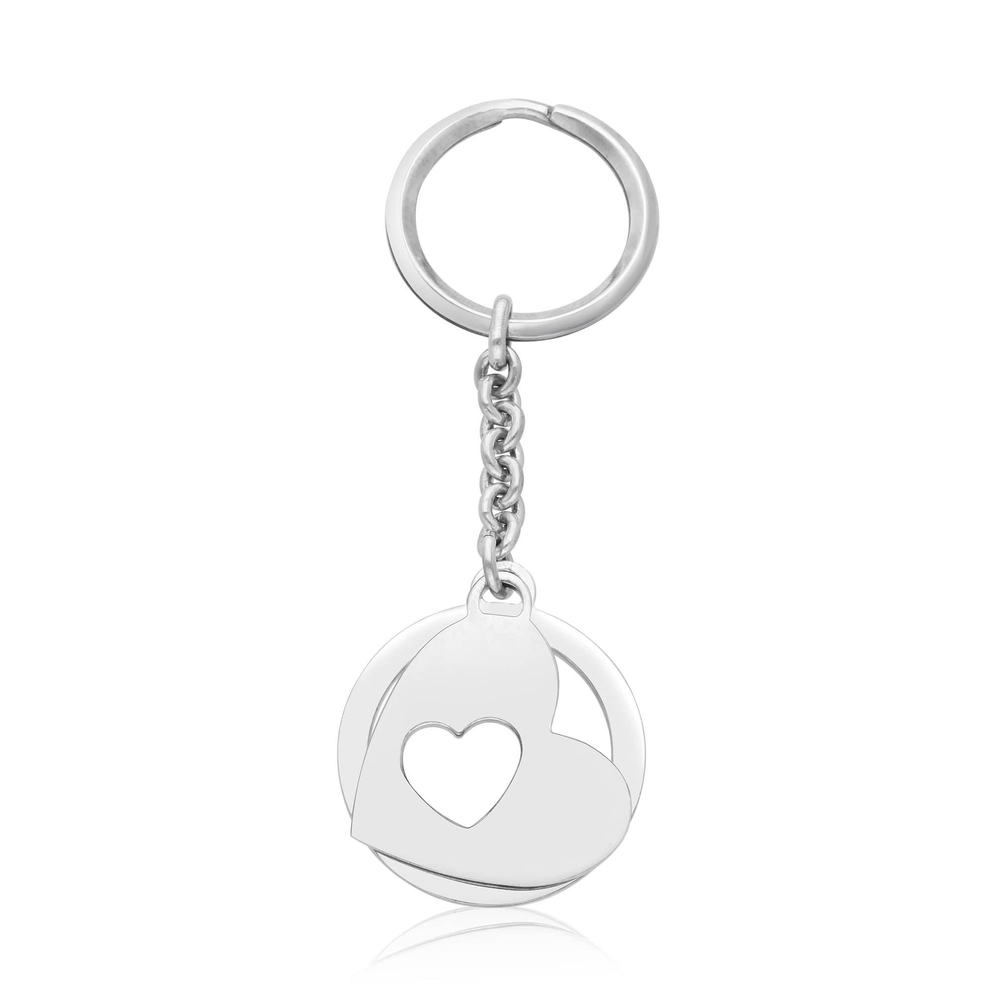 Bulgari Love keychain in silver - BULGARI