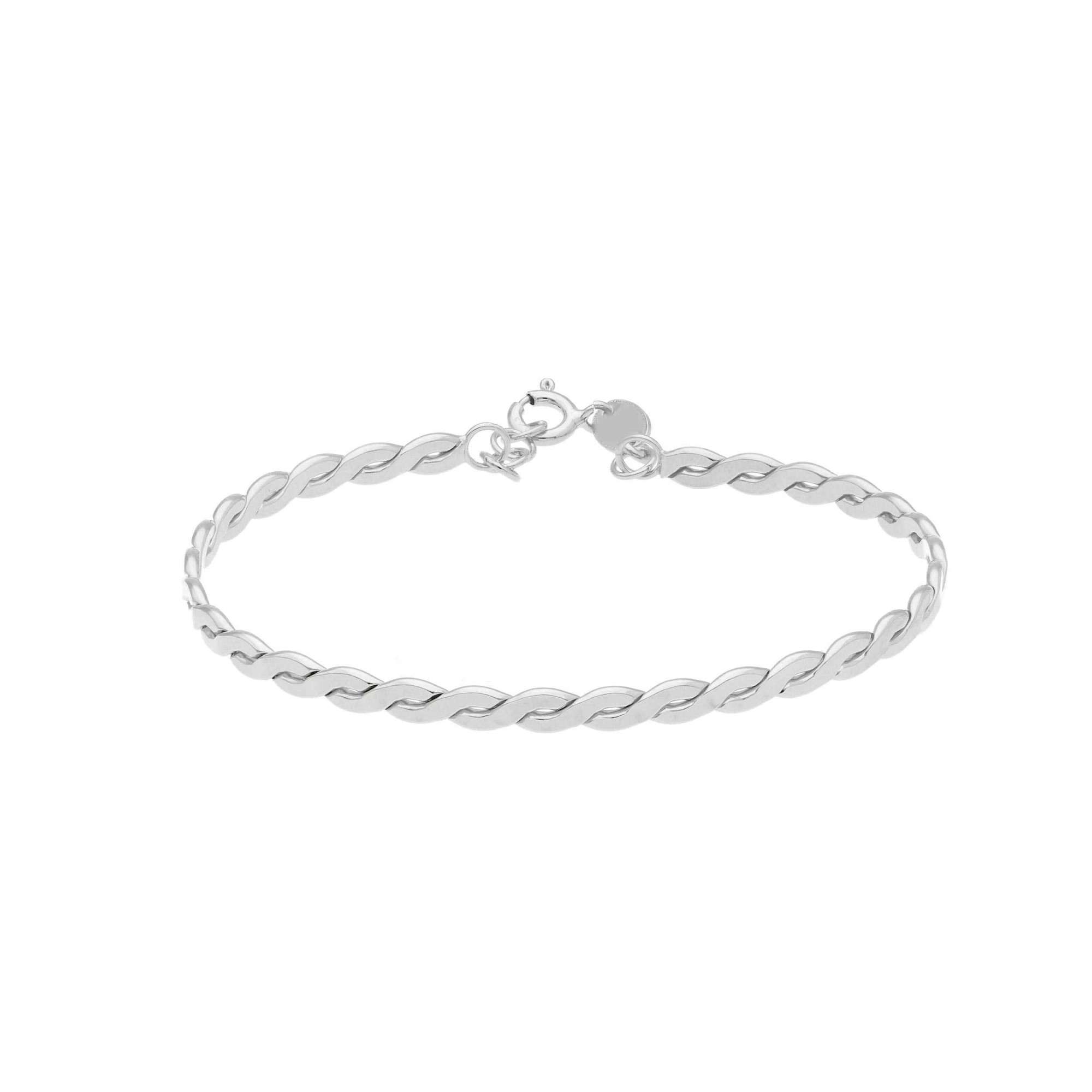 Pulsera r&iacute;gida de plata 925 con cierre ORO&CO 925 - ORO&CO 925