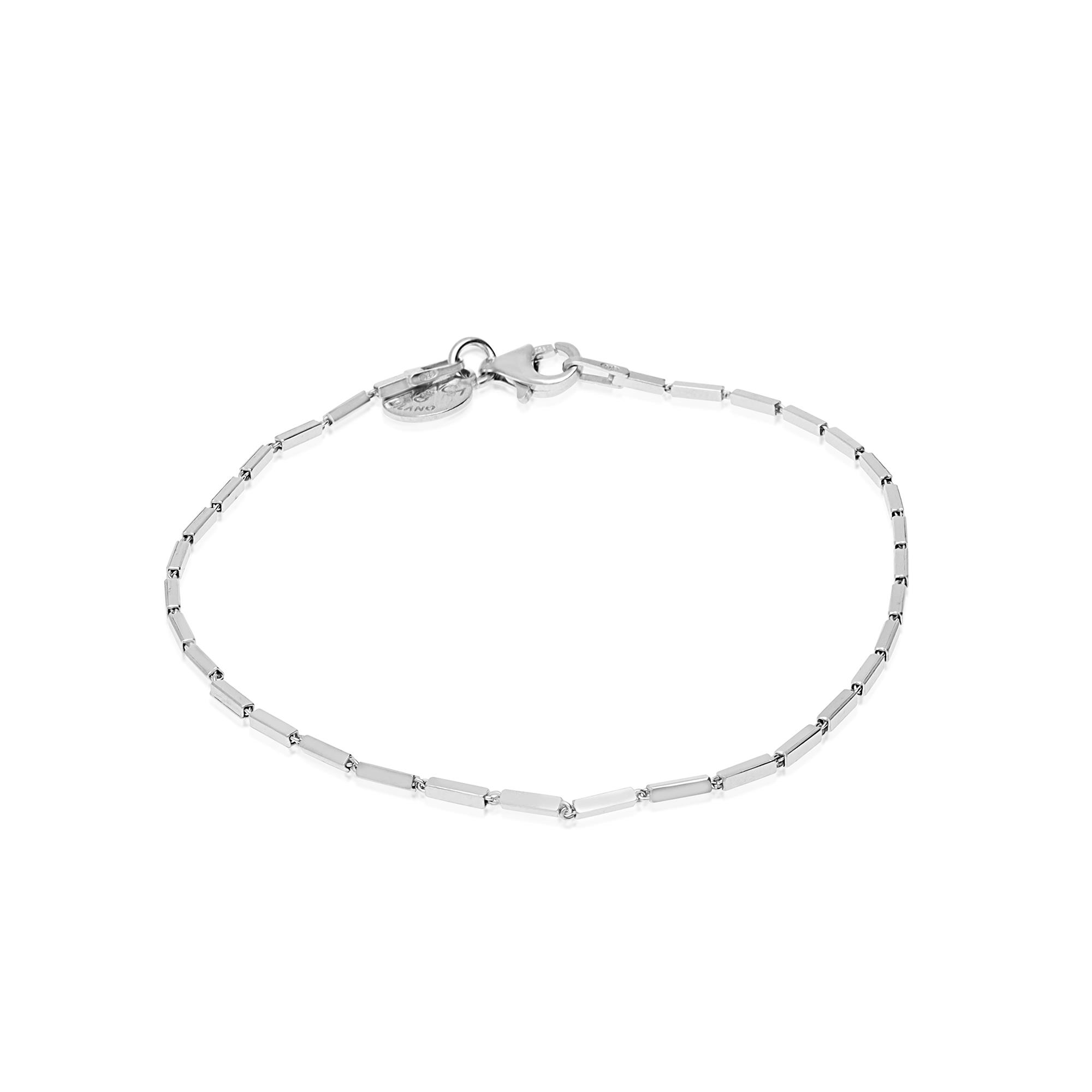 Bracciale Bianca in argento diamond cut - LUXURY MILANO