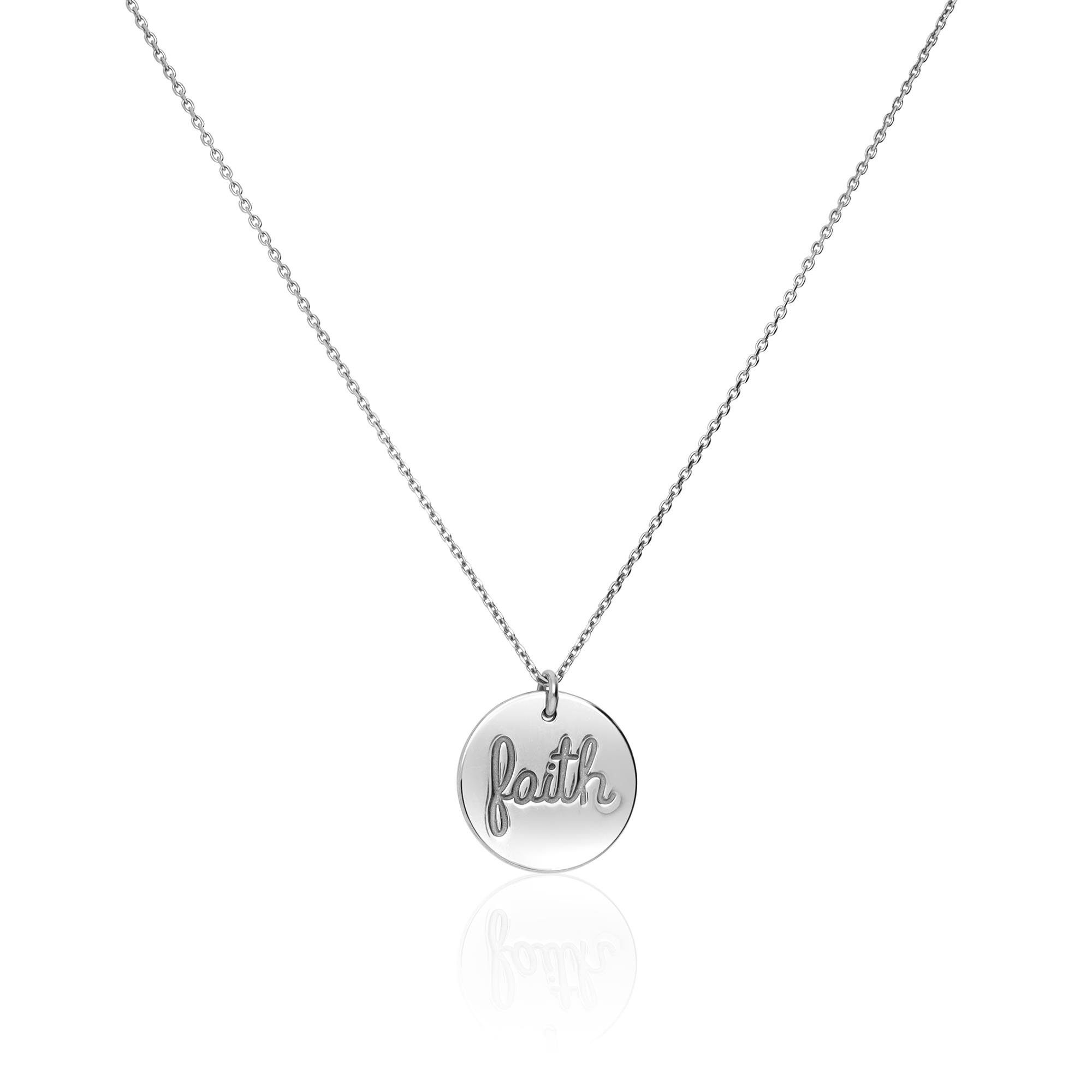 Collana Bianca in argento Faith - LUXURY MILANO