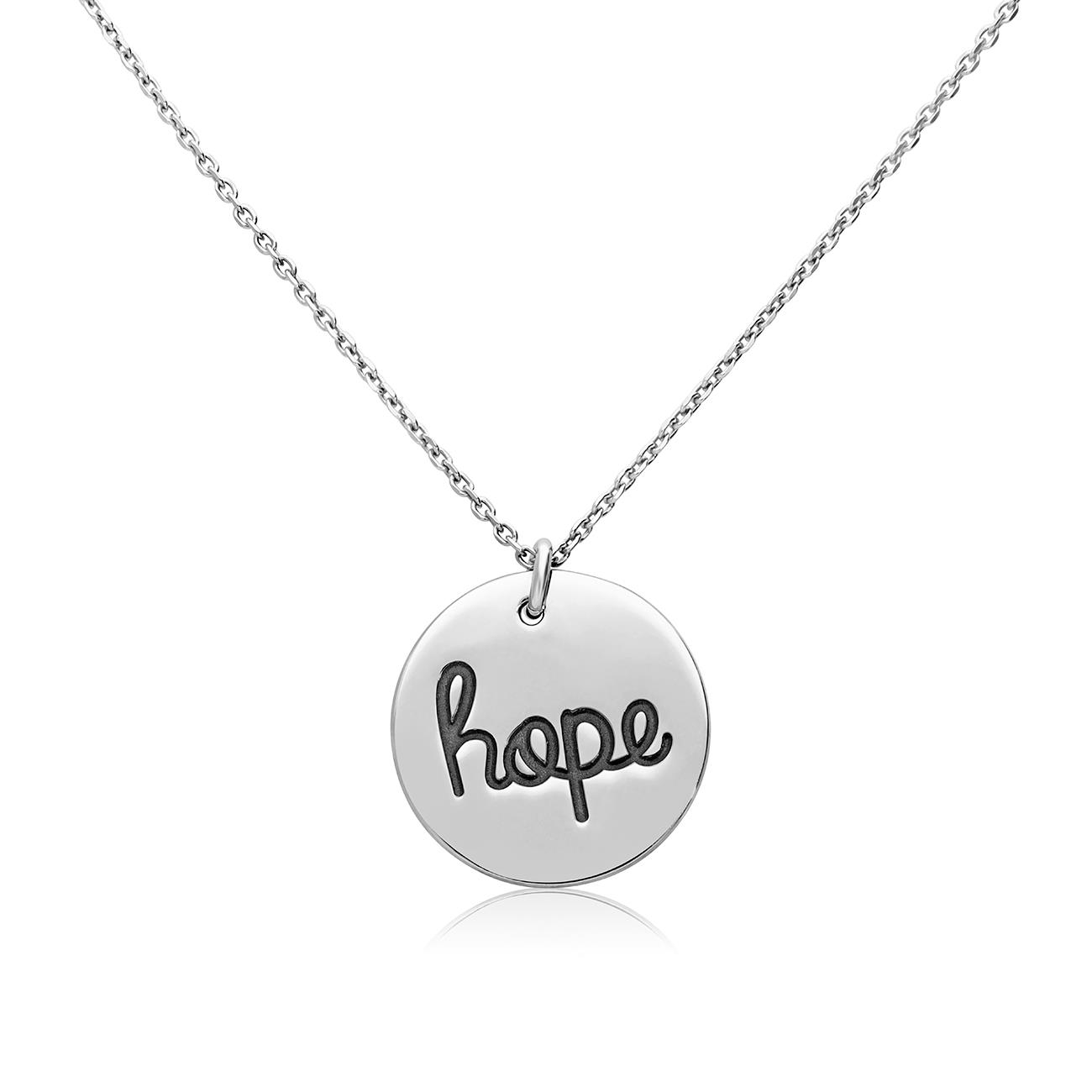 Collana Bianca in argento Hope - LUXURY MILANO