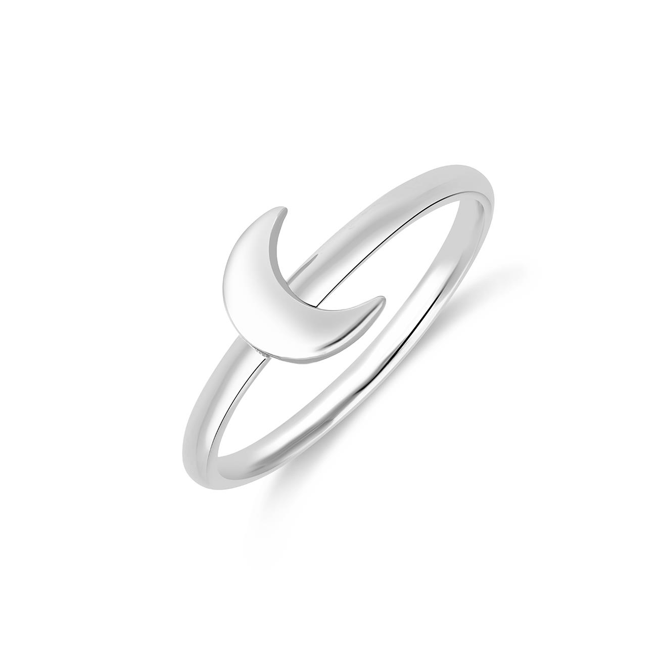 Anello in argento con Luna - LUXURY MILANO