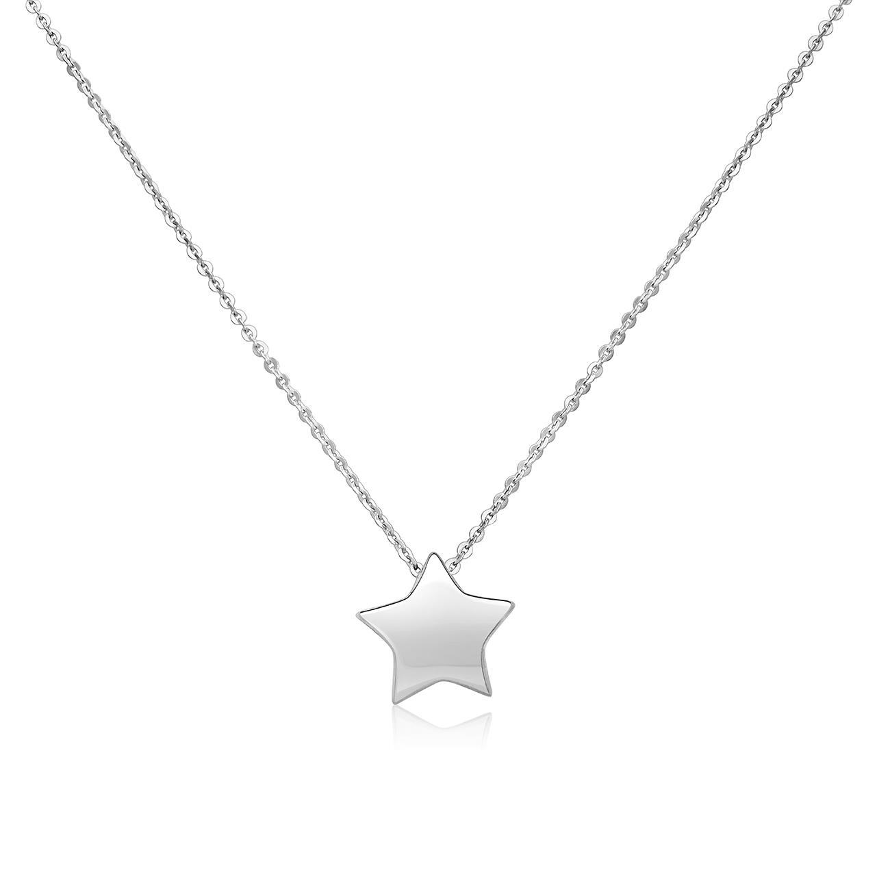 Collana in argento con Stella - LUXURY MILANO