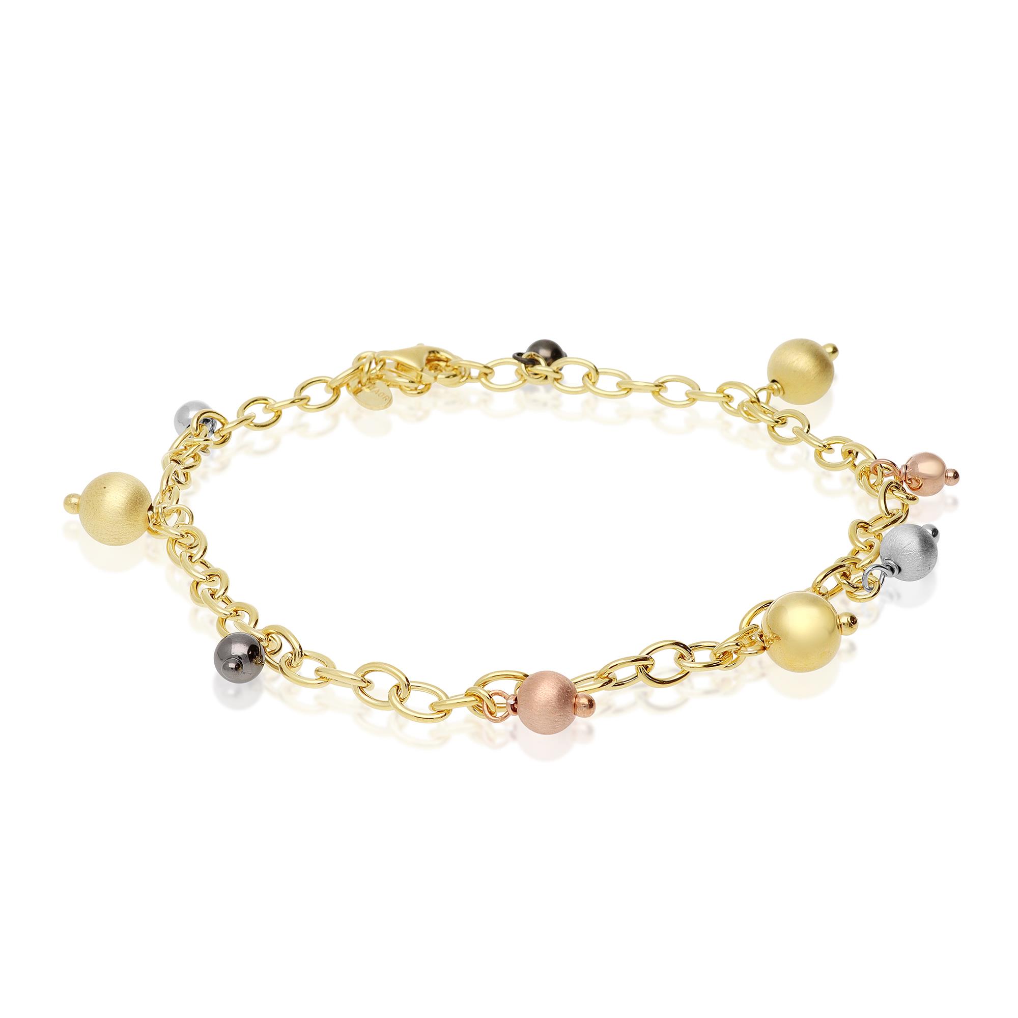 Gold silver anklet - LUXURY MILANO