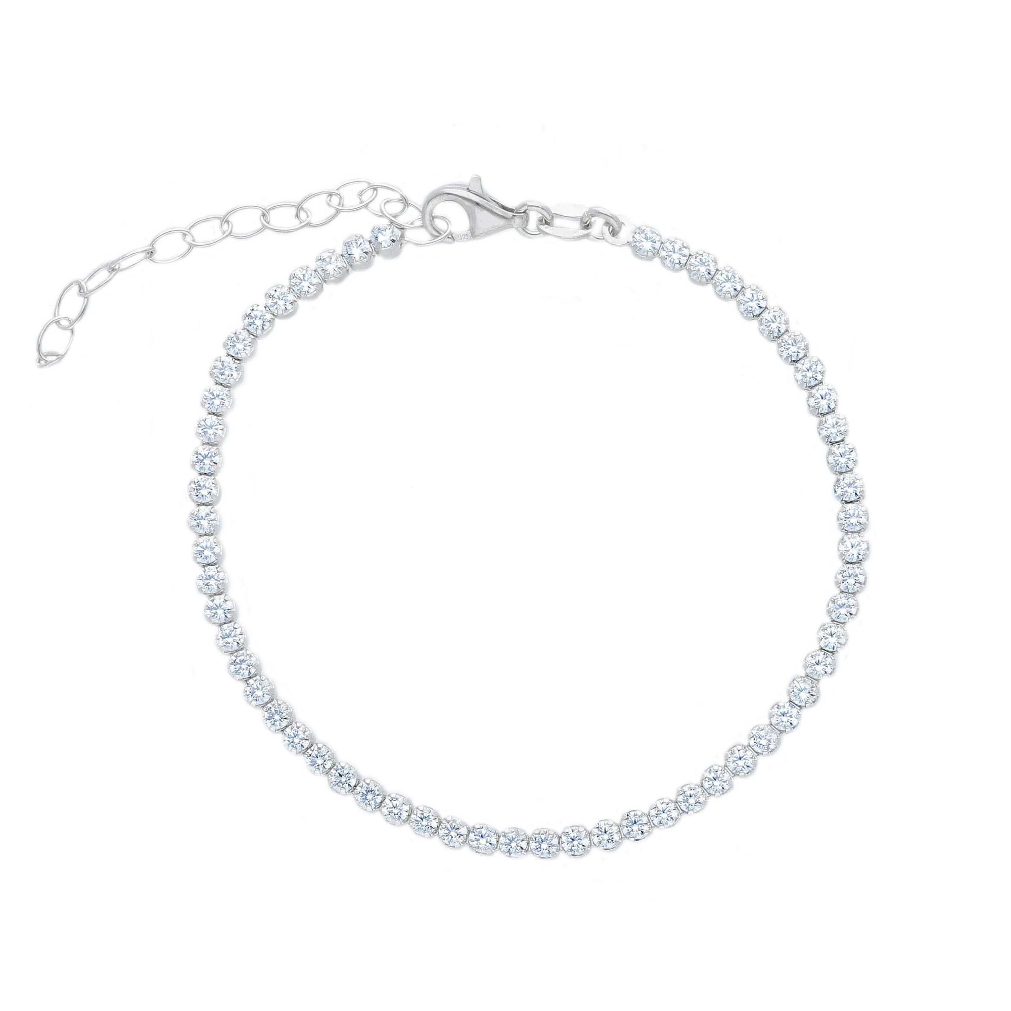 Bracciale tennis in argento 925 con zirconi bianchi ORO&CO 925 - ORO&CO 925