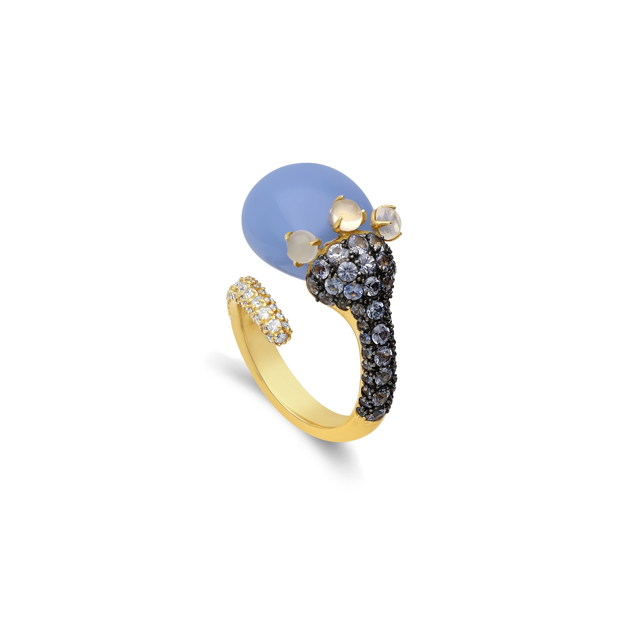 Anello Joyful con diamanti e pietre preziose - CHANTECLER