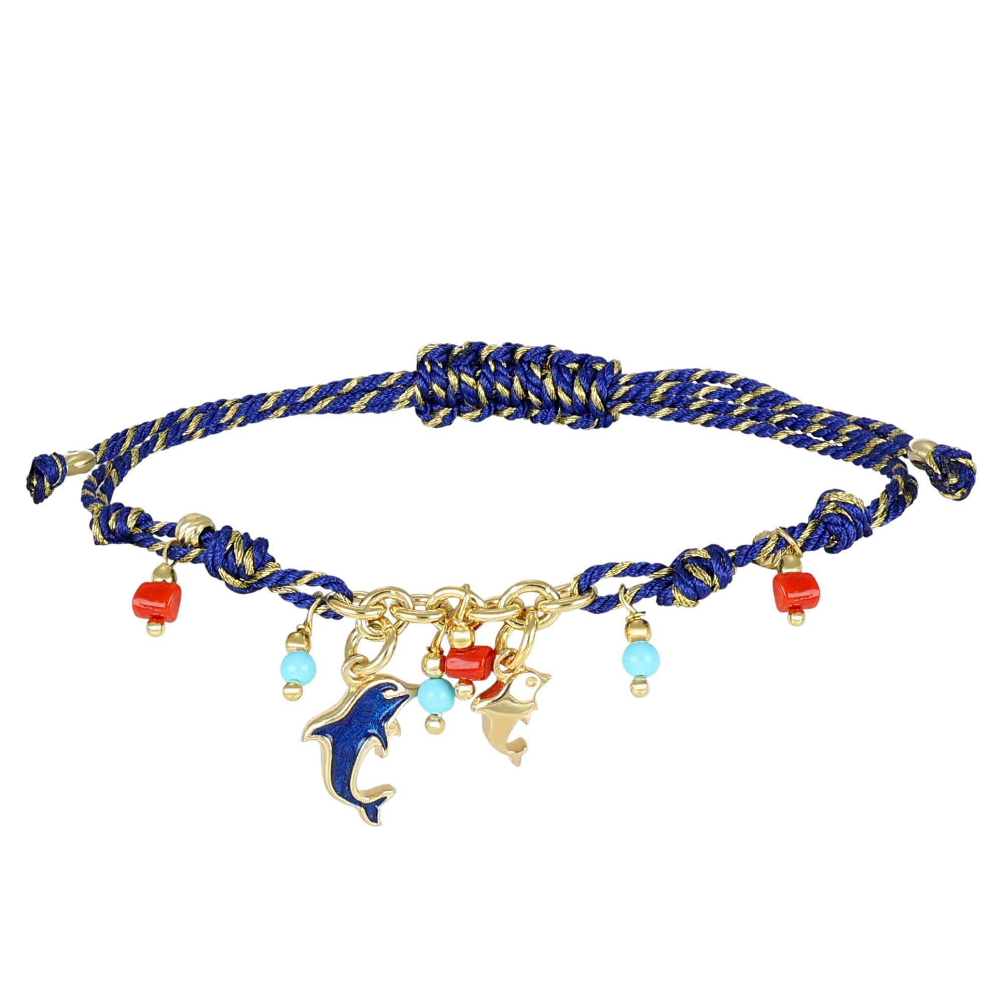 Bracciale Summer delfino in argento - NIVY