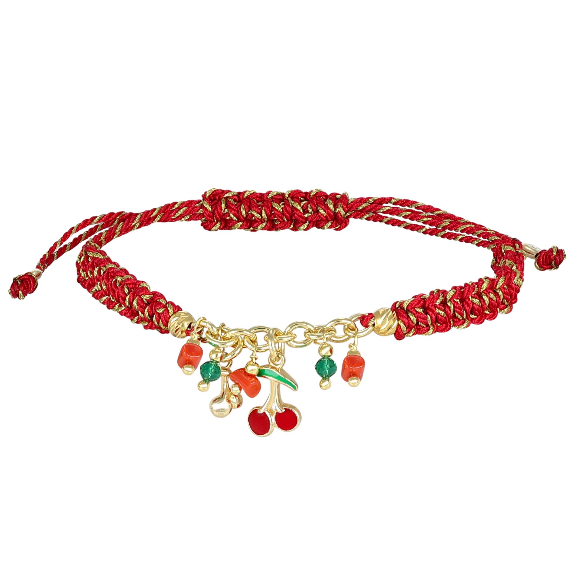 Bracciale Summer ciliegia in argento - NIVY