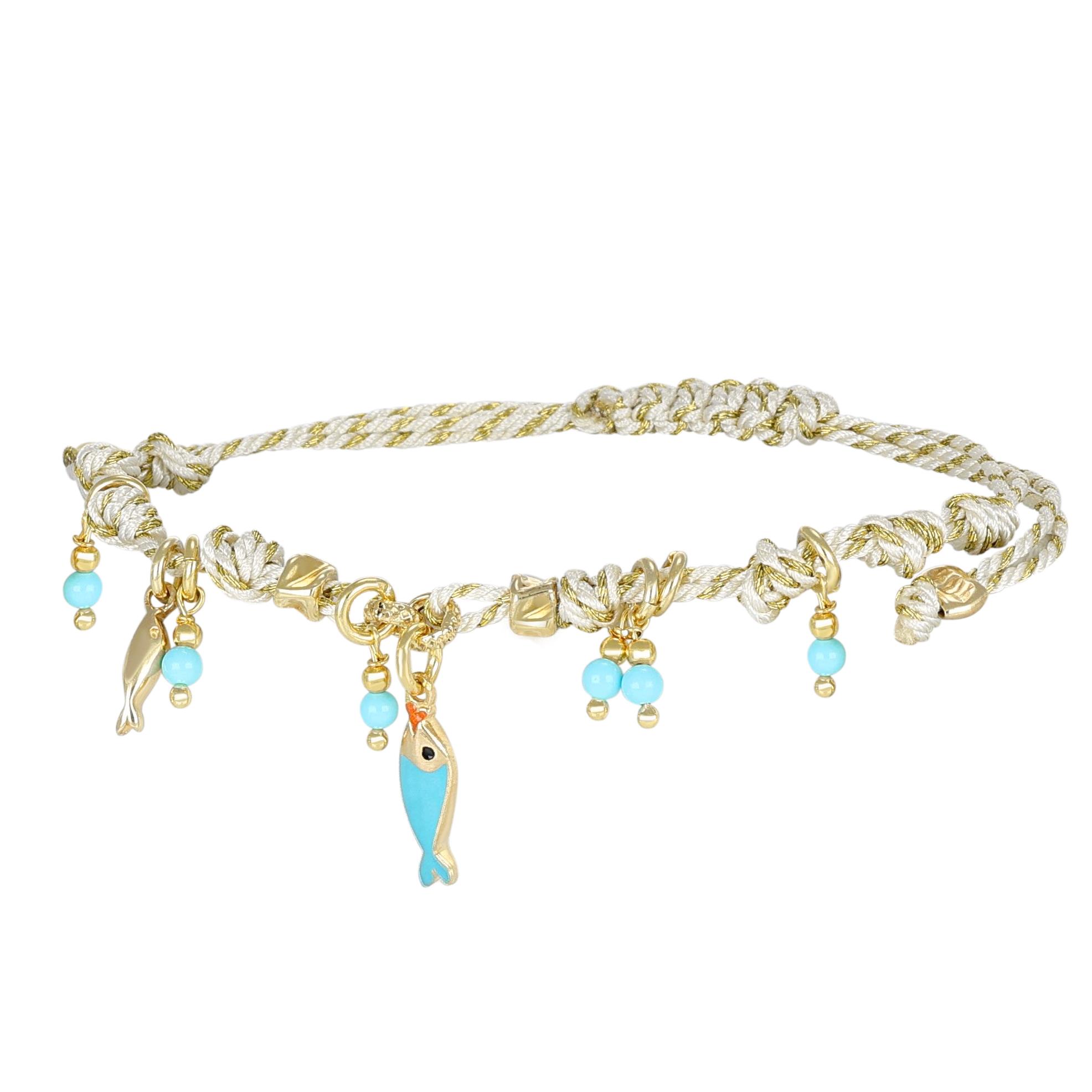 Bracciale Summer pesciolini in argento - NIVY