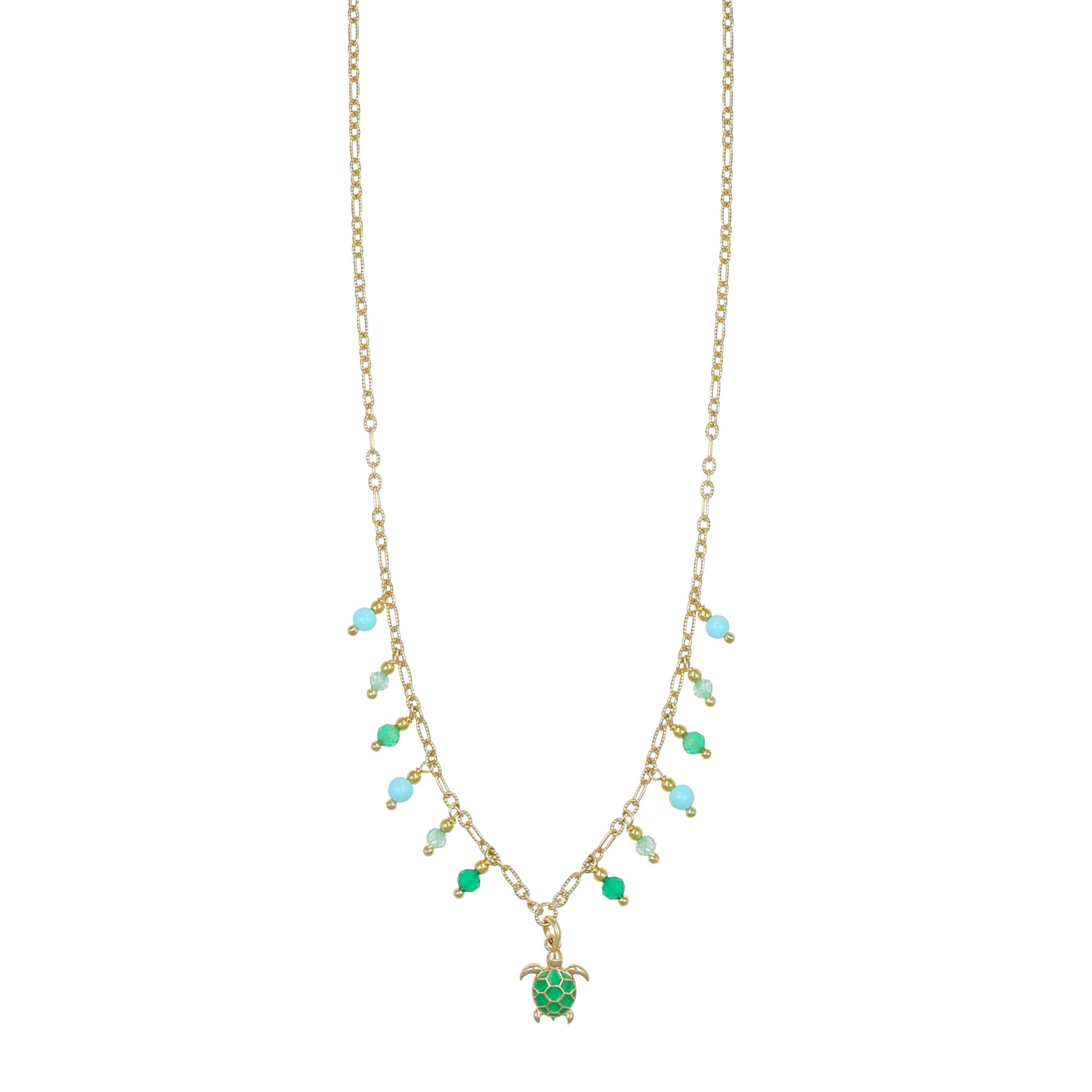 Collana Summer tartaruga in argento - NIVY