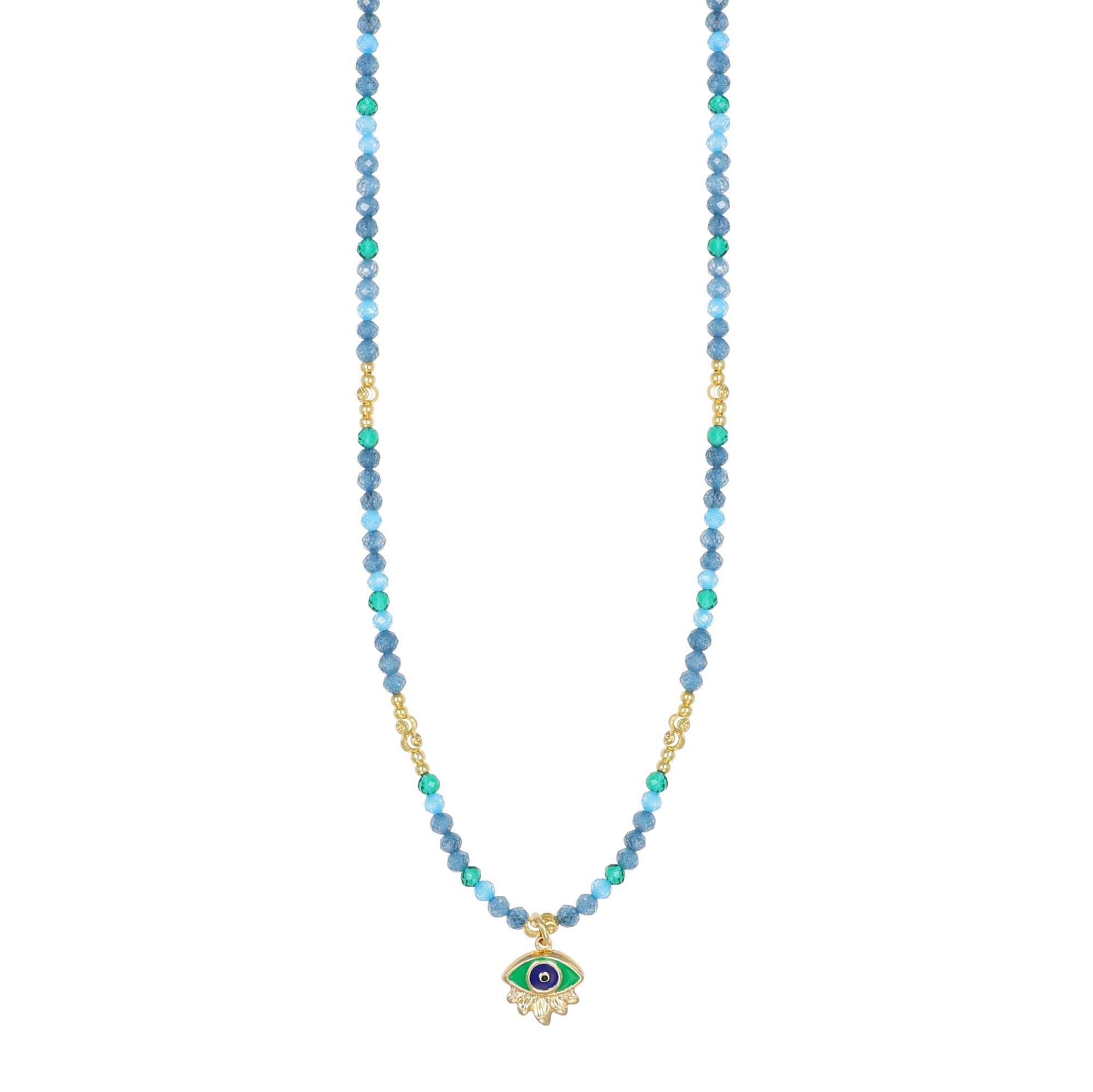 Collana Summer occhio turco in argento - NIVY