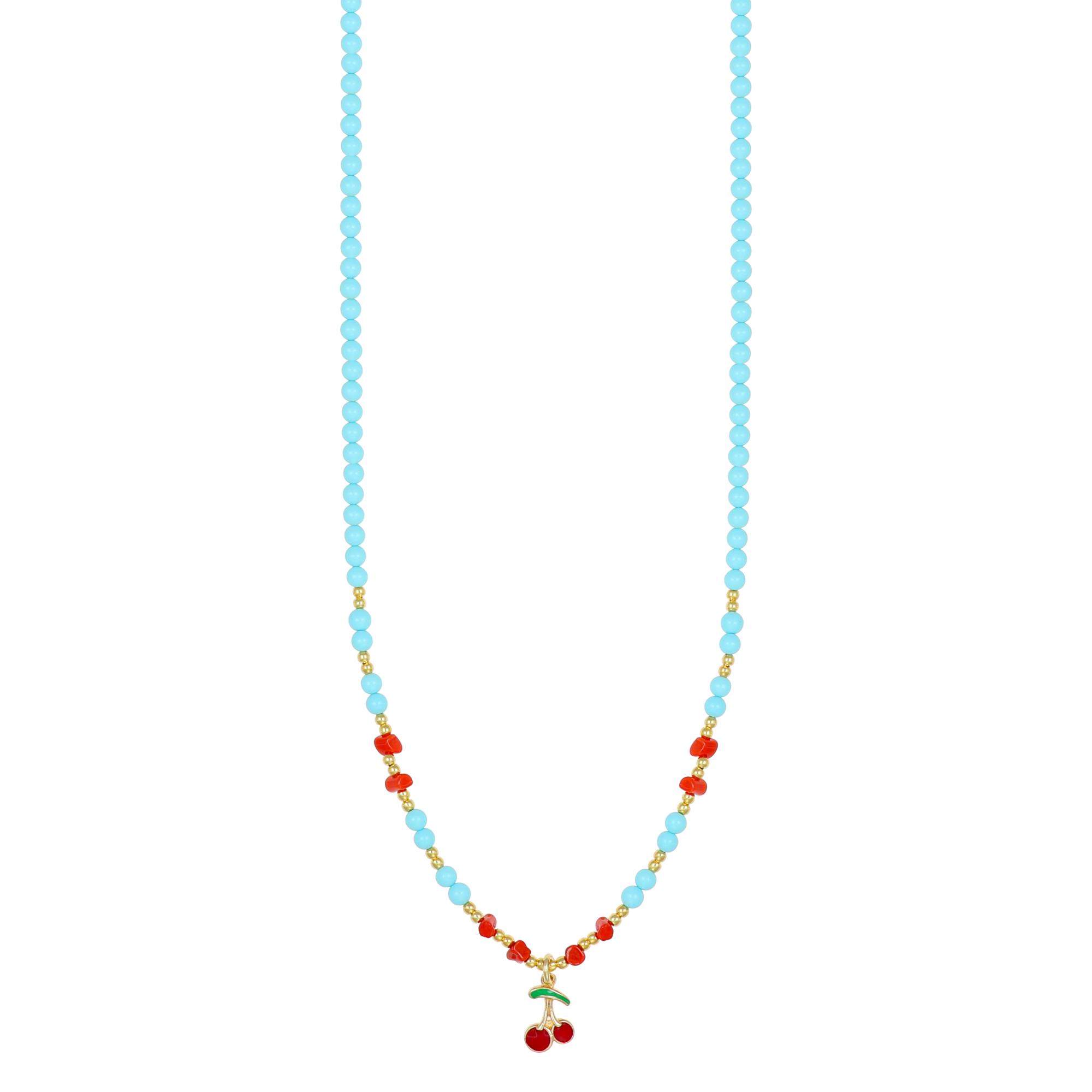 Collana Summer ciliegie in argento - NIVY