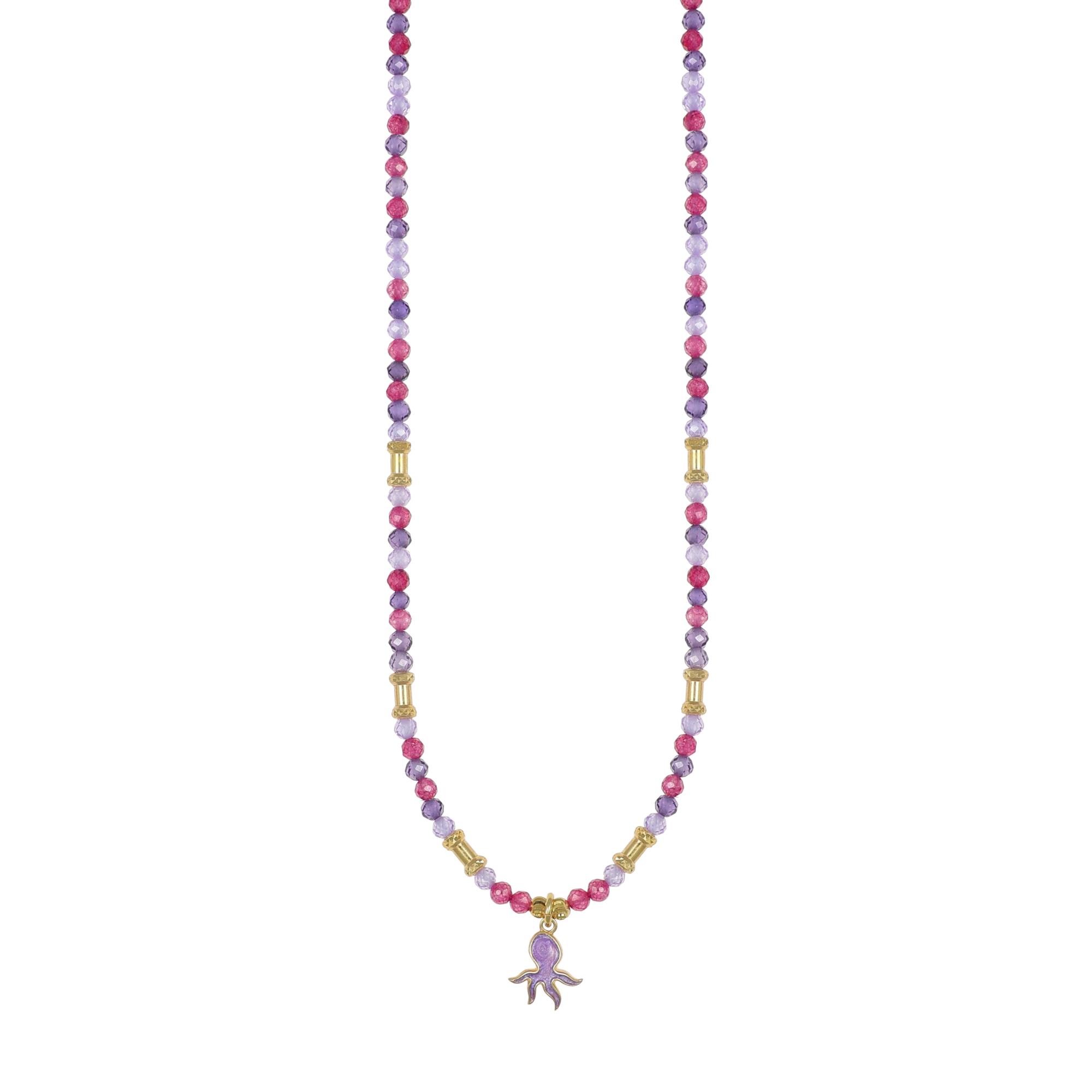 Collana Summer polipo in argento - NIVY