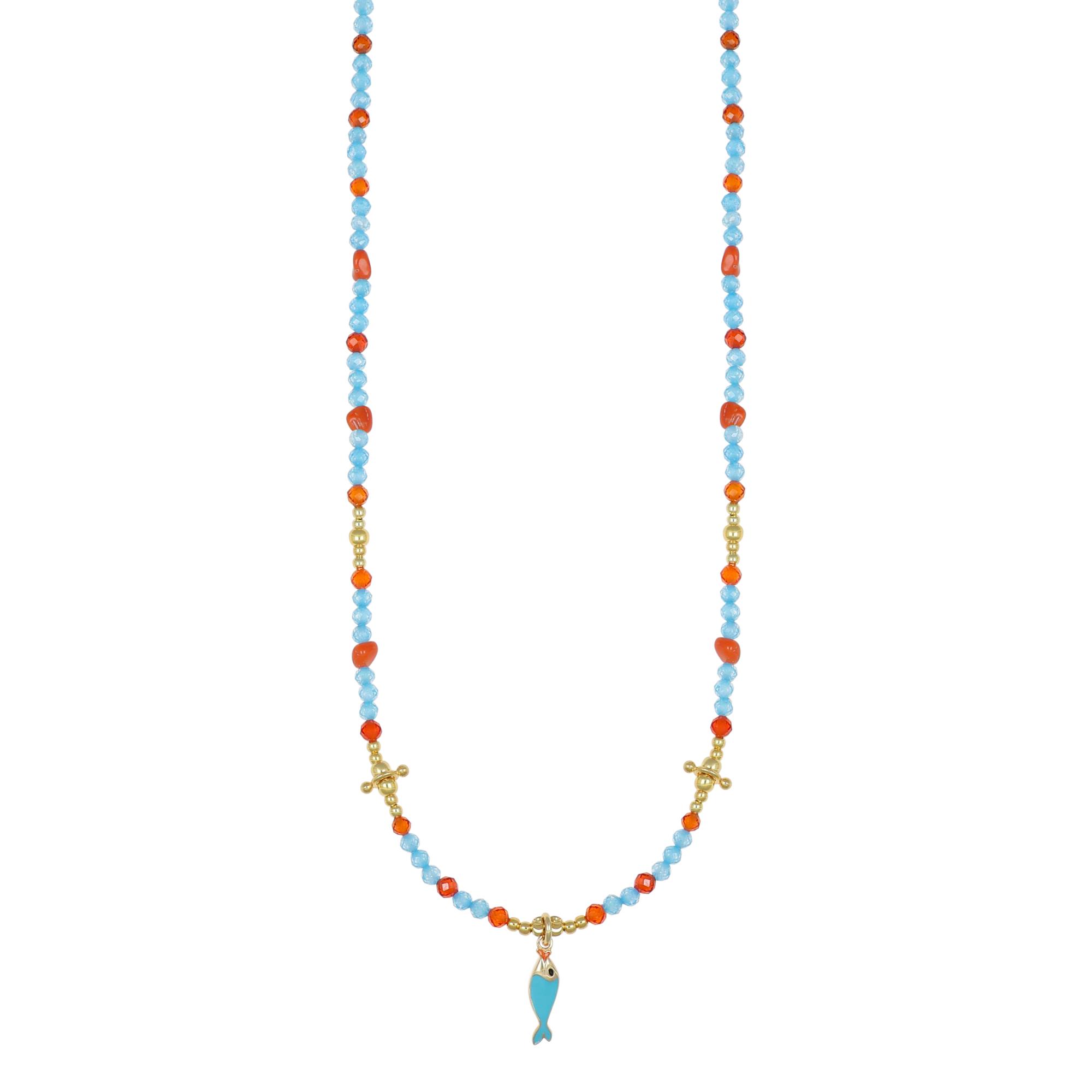 Collana Summer pesciolino in argento - NIVY