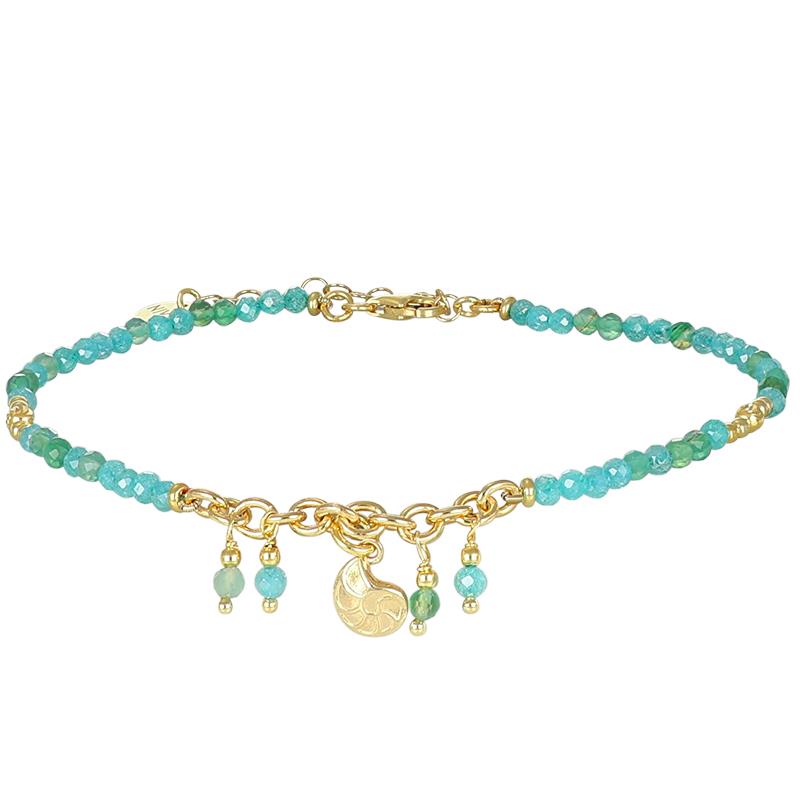 Cavigliera Summer conchiglia in argento - NIVY