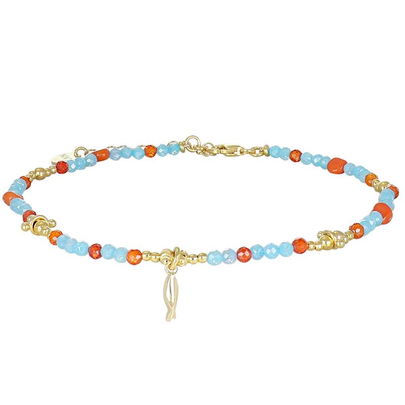 Cavigliera Summer pesciolino in argento - NIVY