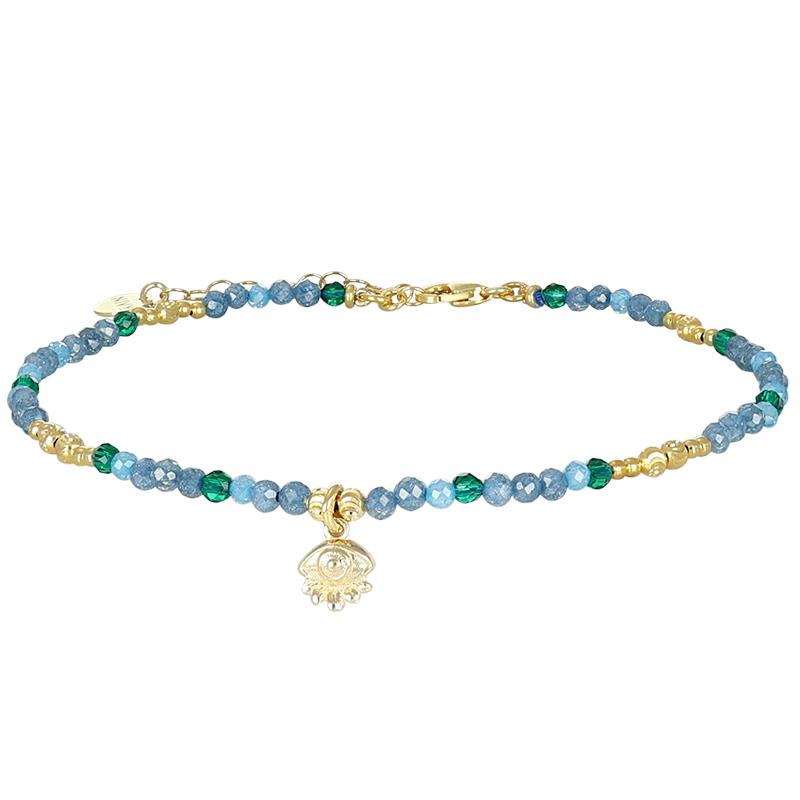 Cavigliera Summer occhio turco in argento - NIVY