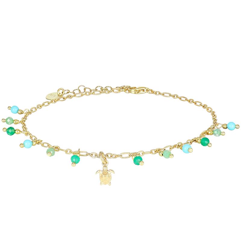 Cavigliera Summer tartaruga in argento - NIVY