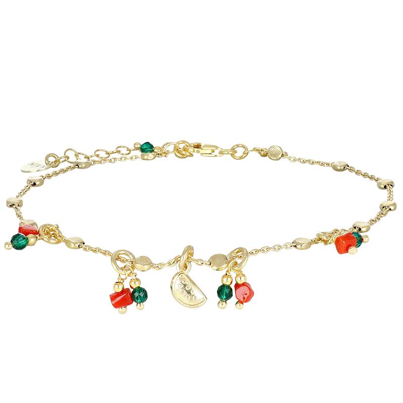 Cavigliera Summer anguria in argento - NIVY