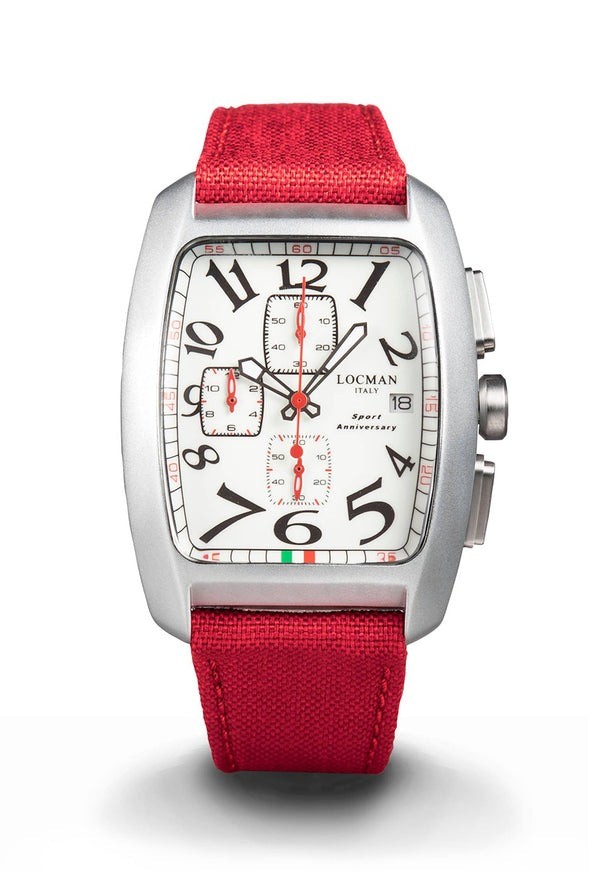 Orologio cronografo cassa 37x 49,8 mm - LOCMAN