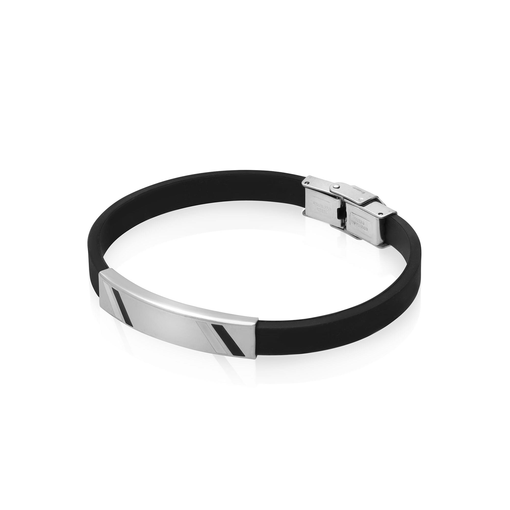 Bracelet rubber shield Juventus - LUXURY MILANO