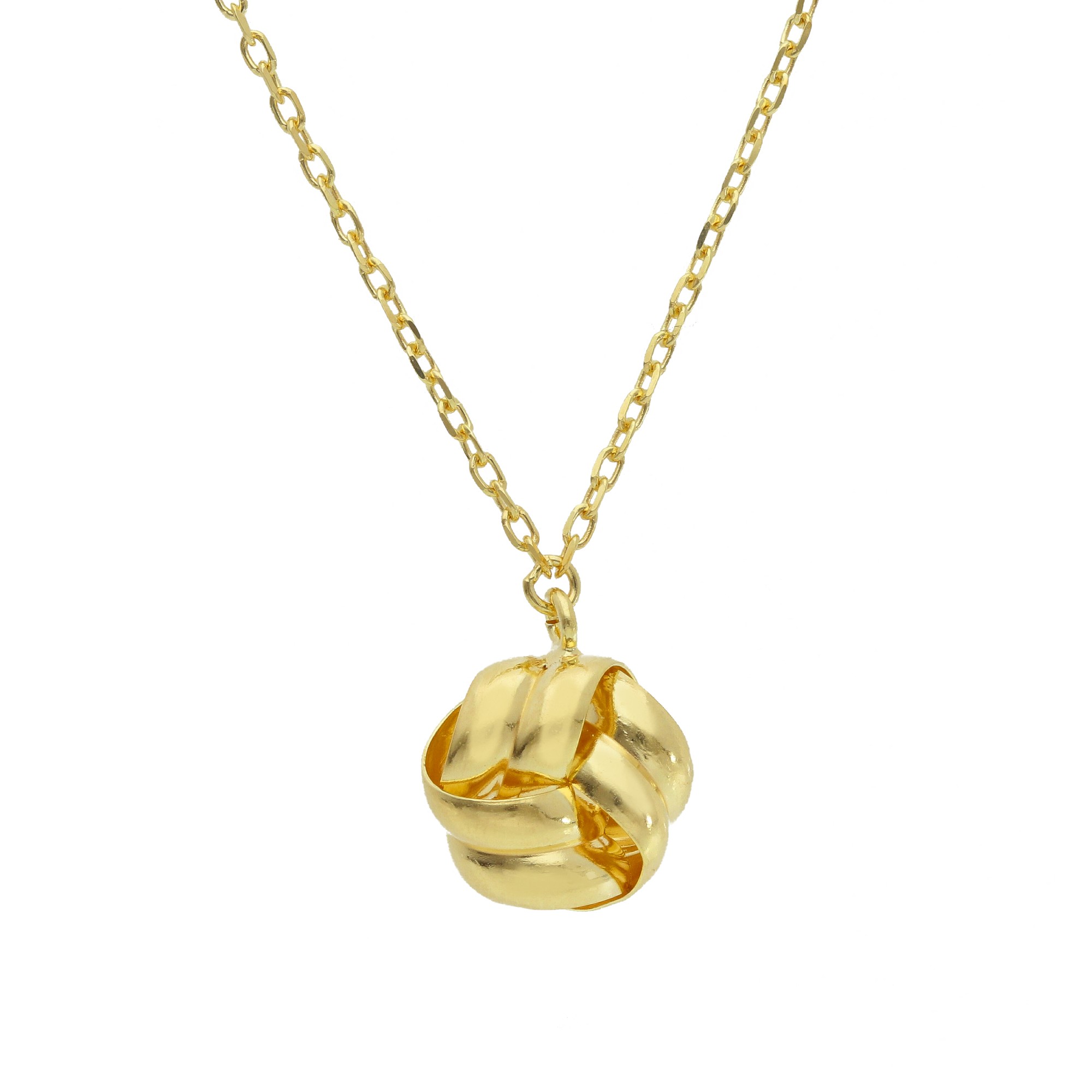 Collana pendente in argento dorato 40+5 cm ORO&CO 925 - ORO&CO 925