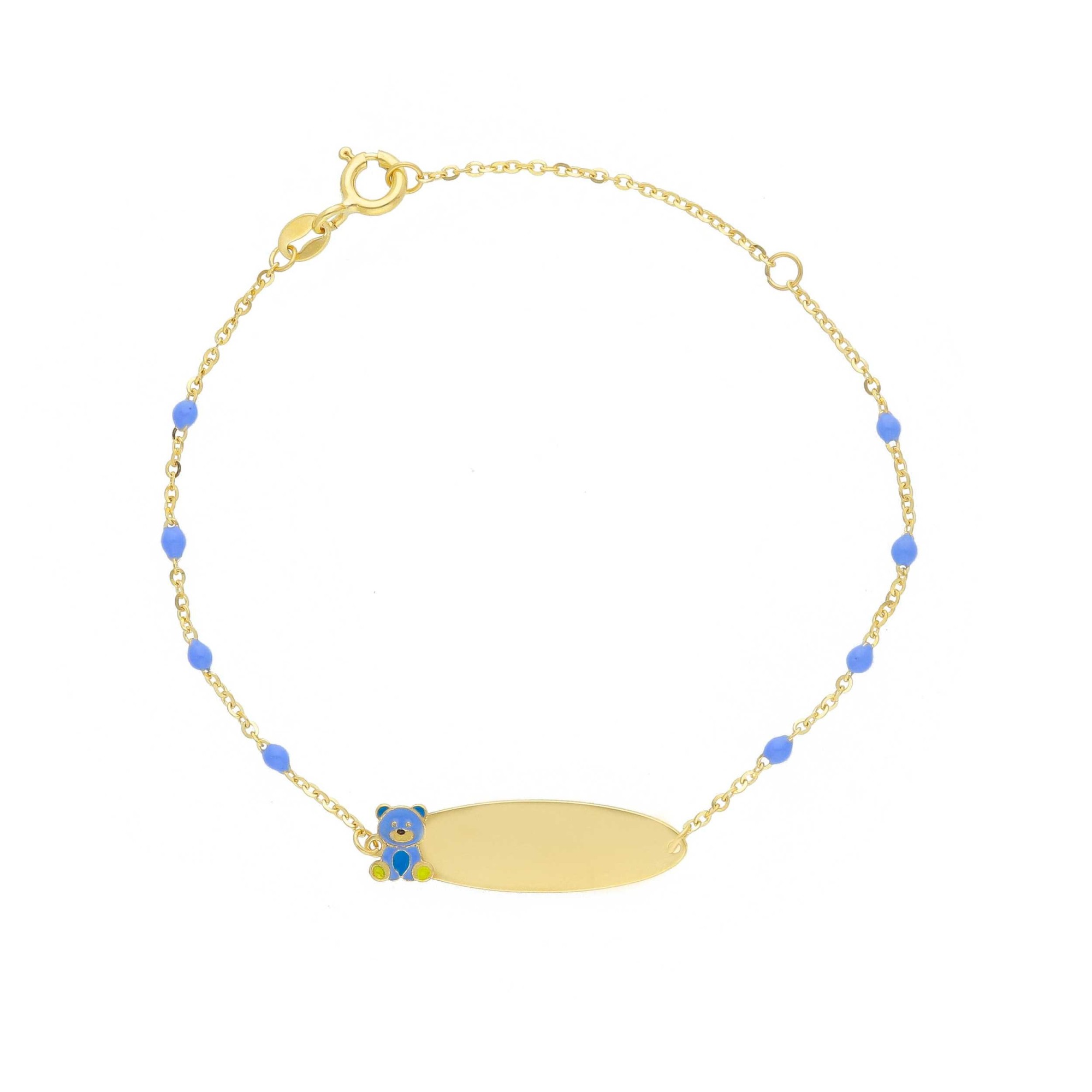 Bracciale bimbo in oro giallo e smalto 9kt - ORO&CO